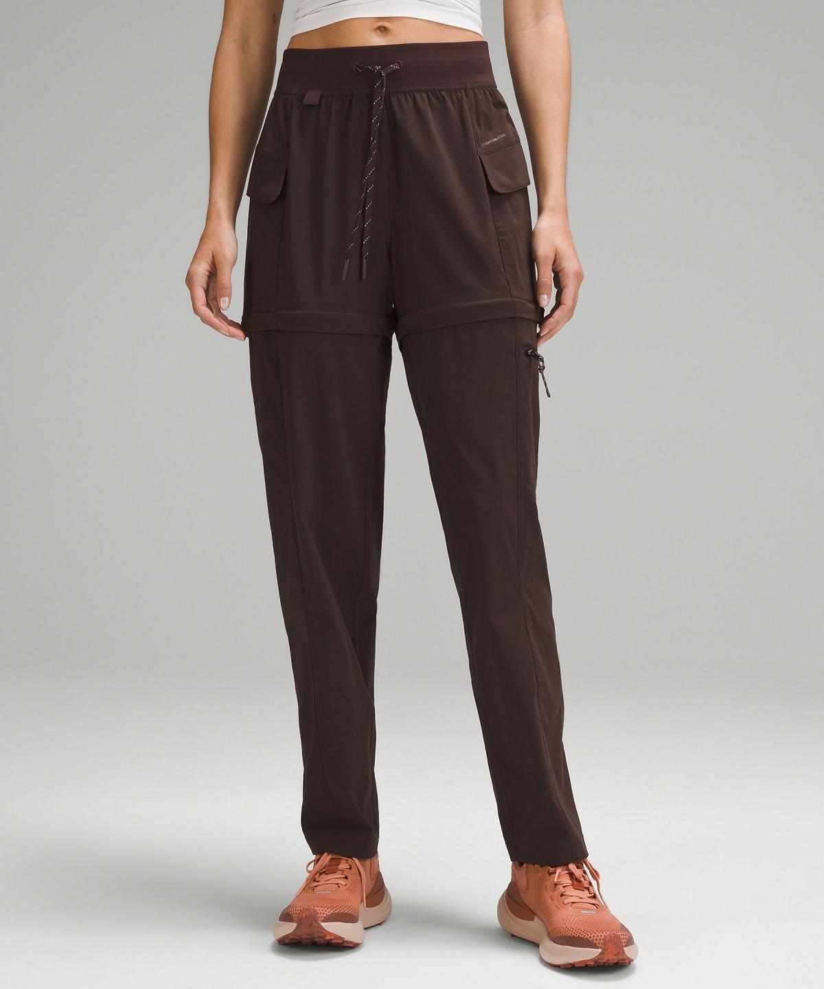 Brown Women Lululemon Convertible High-Rise Hiking Pants | AU_LuLu63716