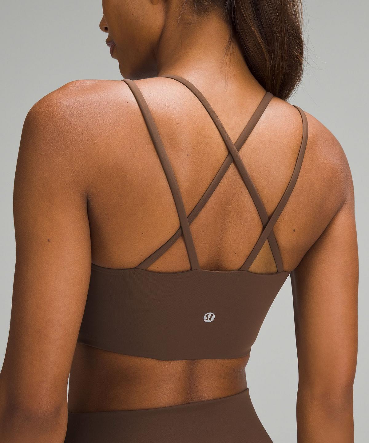 Brown Women Lululemon Like a Cloud Longline Sports Bra | AU_LuLu49379