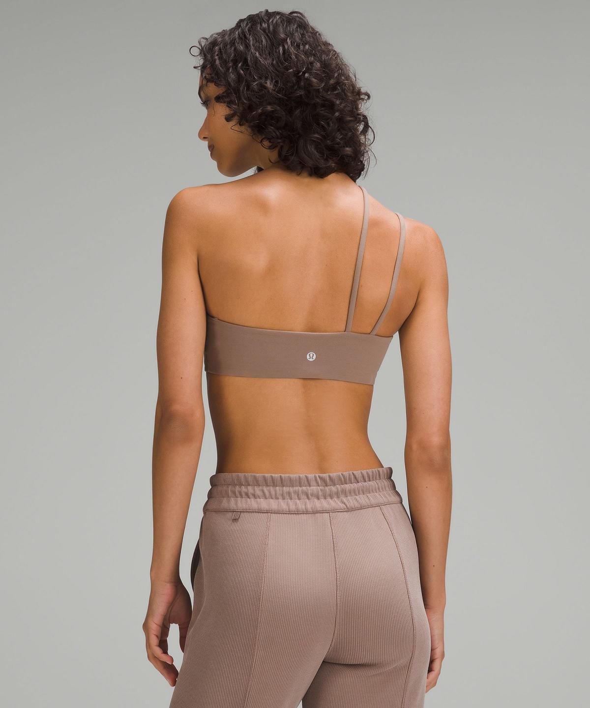 Brown Women Lululemon Nulu Strappy One-Shoulder Sports Bra | AU_LuLu61590