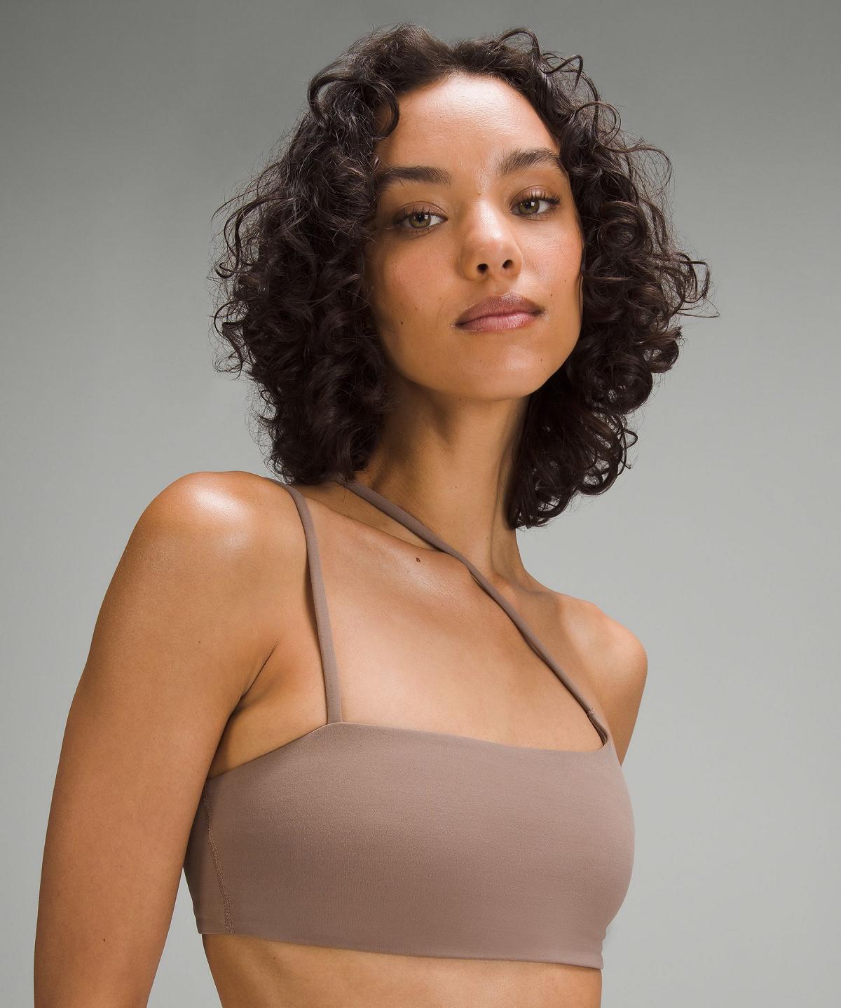 Brown Women Lululemon Nulu Strappy One-Shoulder Sports Bra | AU_LuLu61590