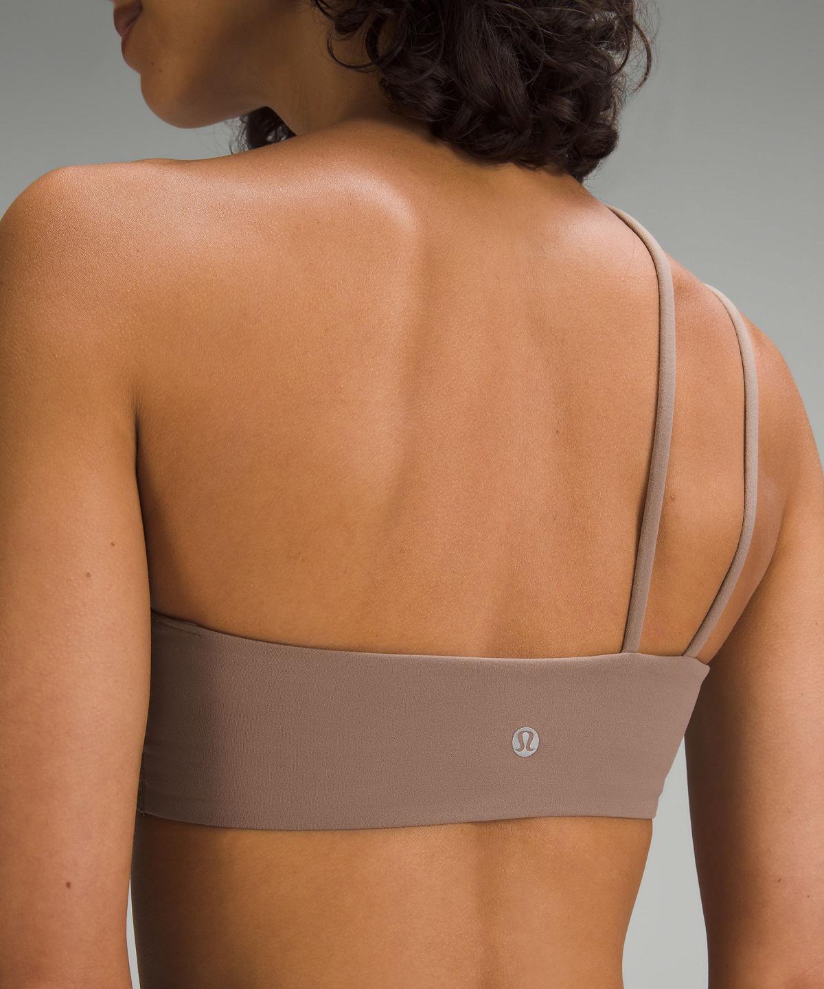 Brown Women Lululemon Nulu Strappy One-Shoulder Sports Bra | AU_LuLu61590