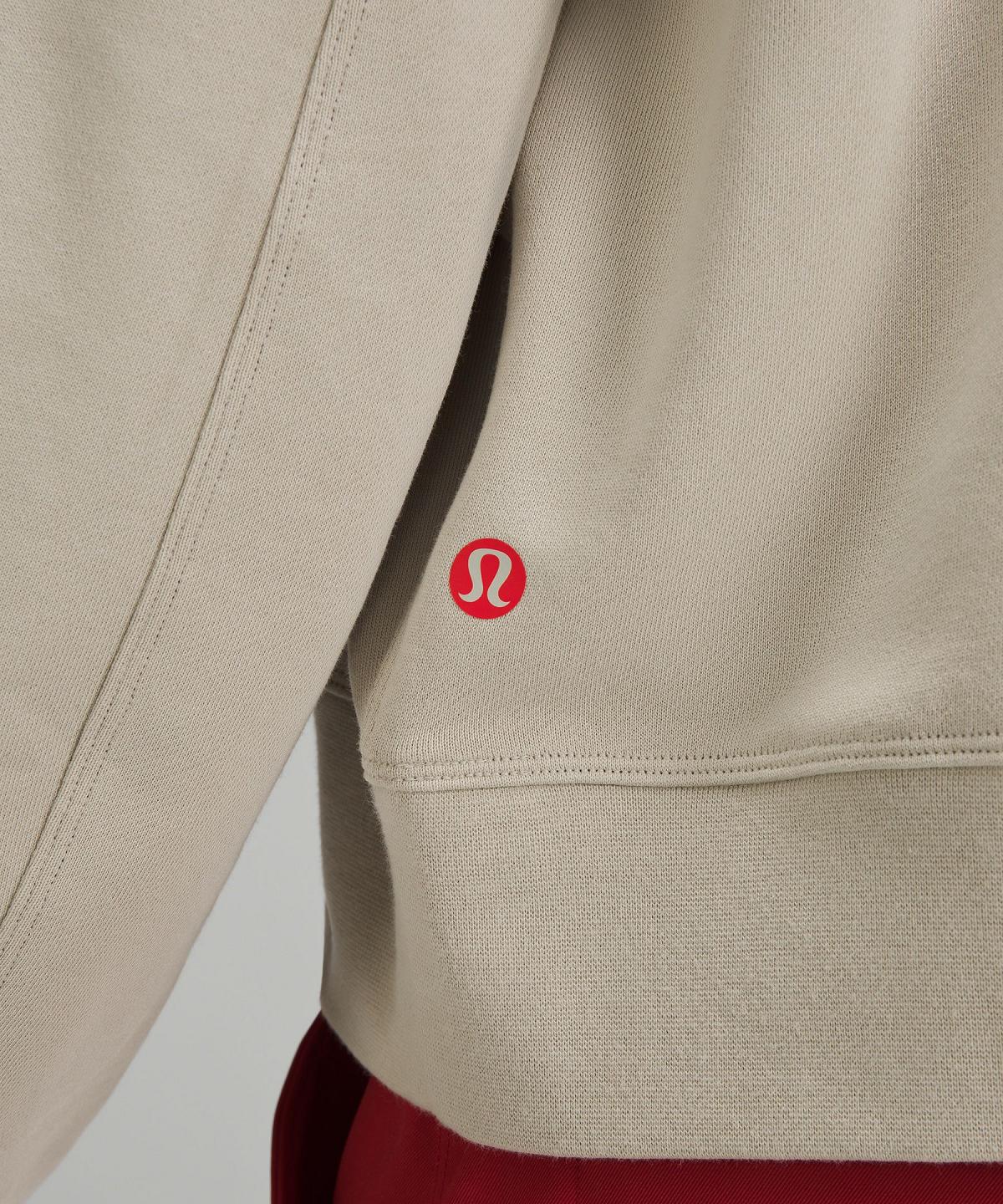 Brown Women Lululemon Team Canada Perfectly Oversized Cropped Crew Hoodies & Sweatshirts | AU_LuLu61860