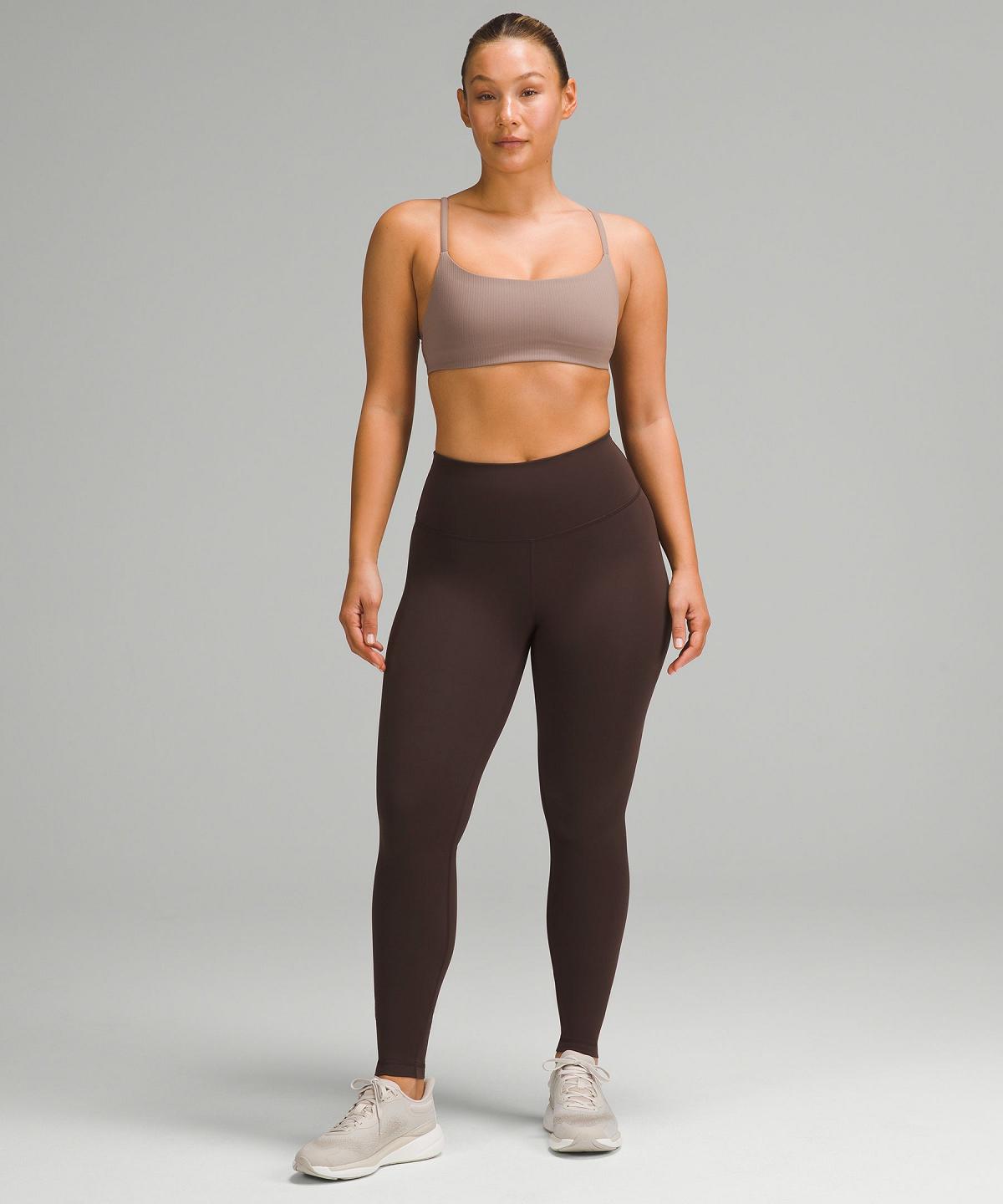 Brown Women Lululemon Wunder Train Contour Fit High-Rise Tight 28" Leggings | AU_LuLu49256