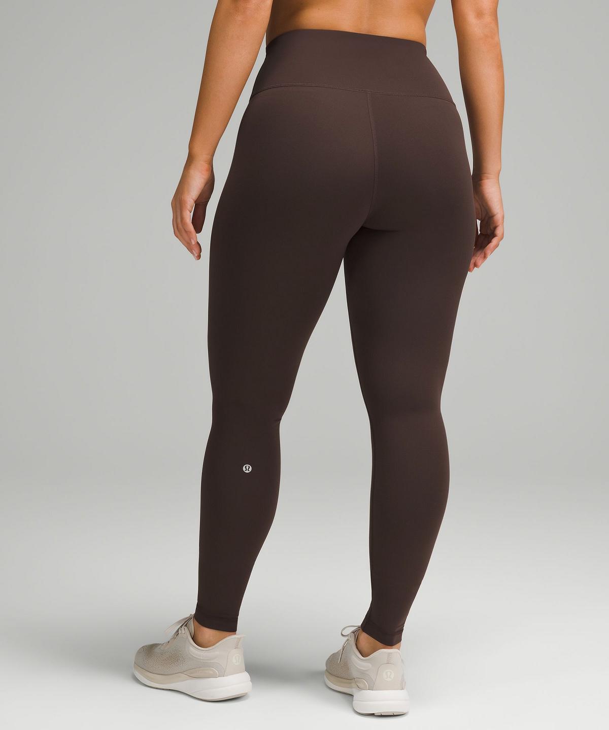 Brown Women Lululemon Wunder Train Contour Fit High-Rise Tight 28" Leggings | AU_LuLu49256