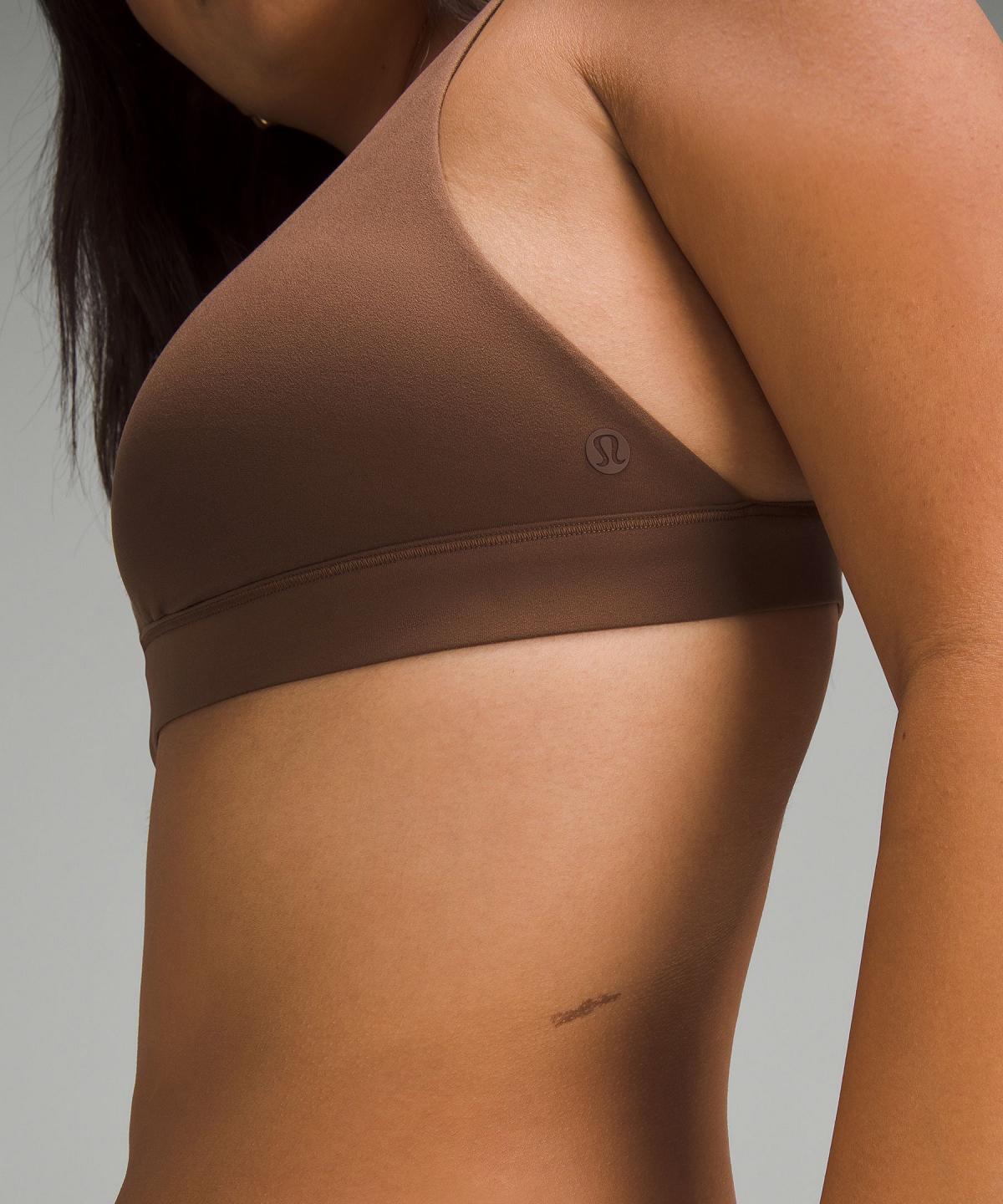 Brown Women Lululemon Wundermost Ultra-Soft Nulu Trianglelette A–D Cups Sports Bra | AU_LuLu88186