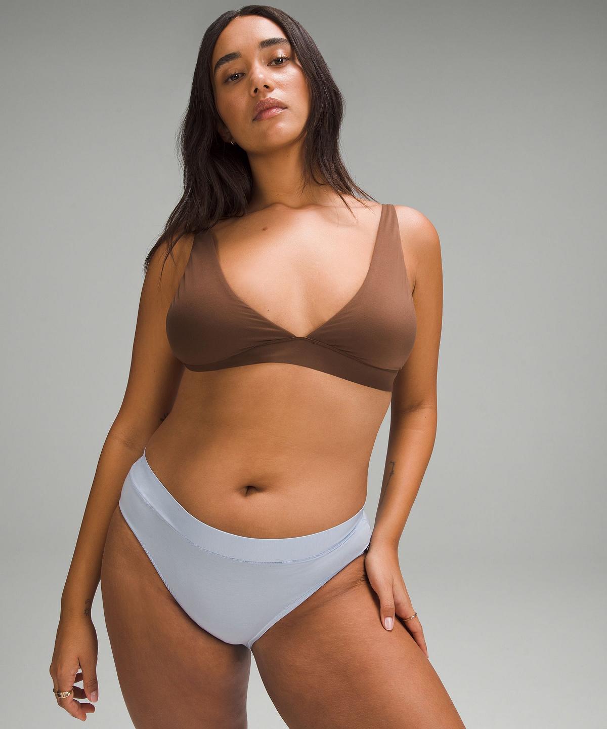 Brown Women Lululemon Wundermost Ultra-Soft Nulu Trianglelette A–D Cups Sports Bra | AU_LuLu88186