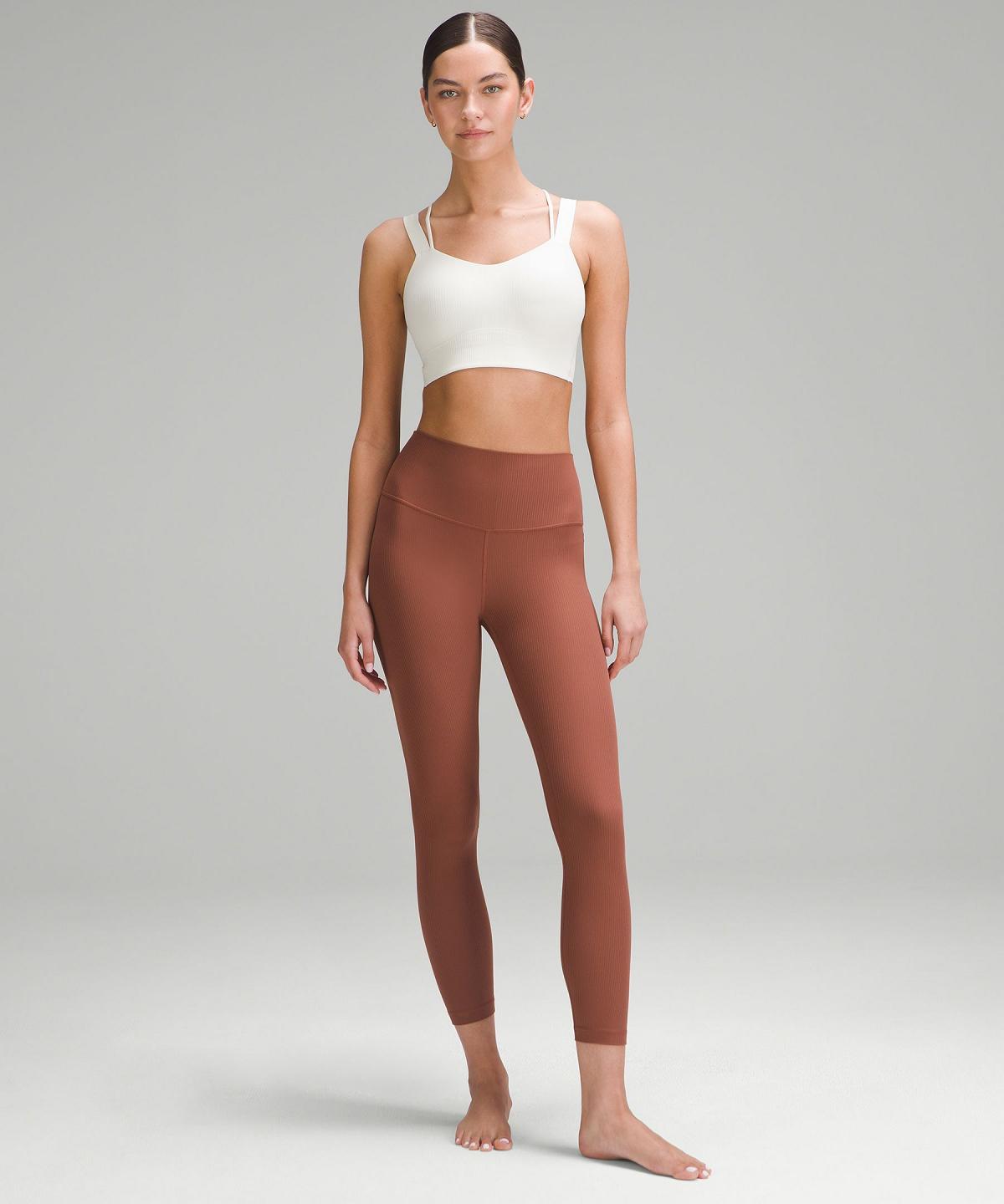 Copper Women Lululemon Align™ High-Rise Ribbed Pant 25" Leggings | AU_LuLu74143