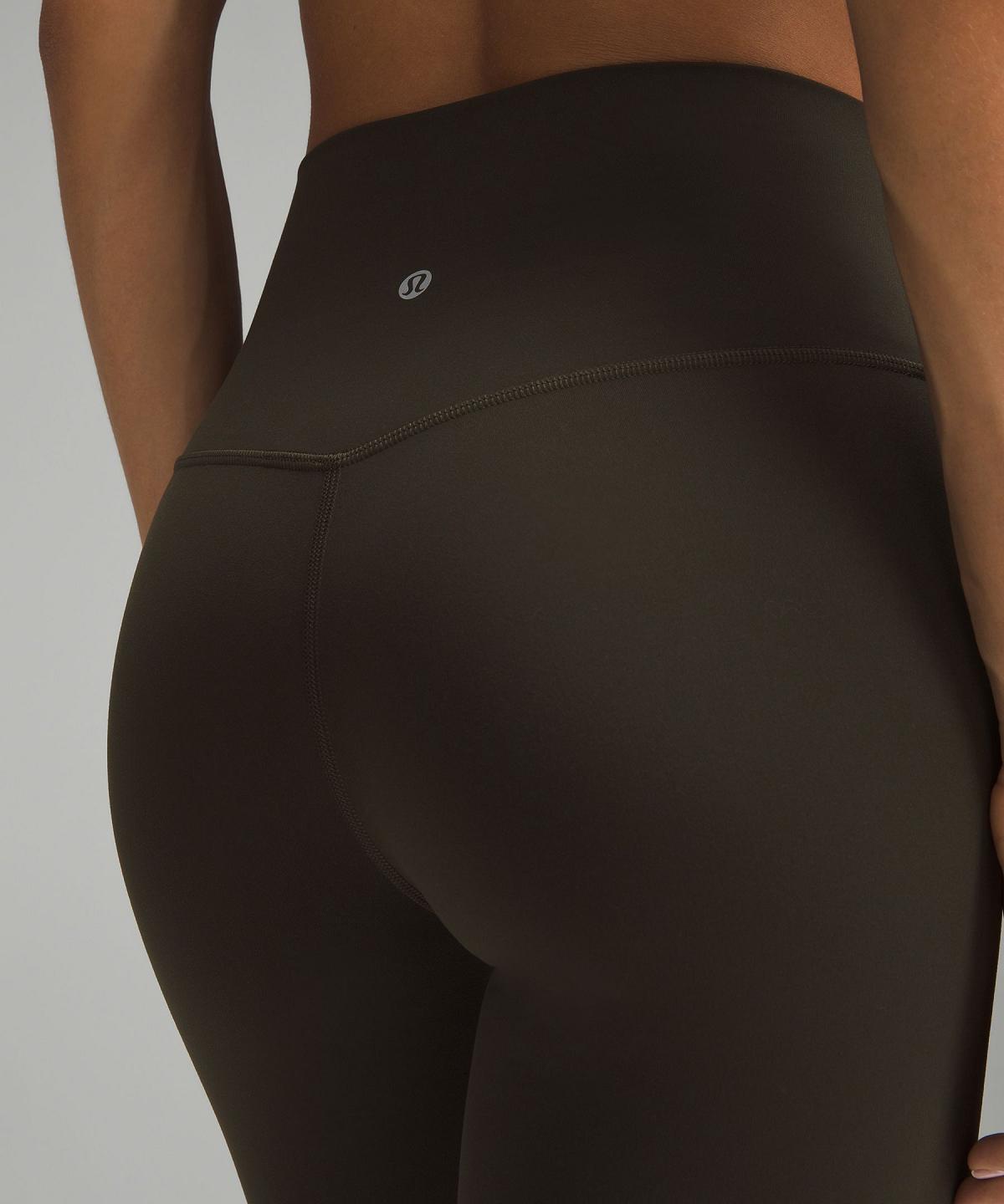 Dark Olive Women Lululemon Align™ High-Rise Pant 31" Leggings | AU_LuLu44189