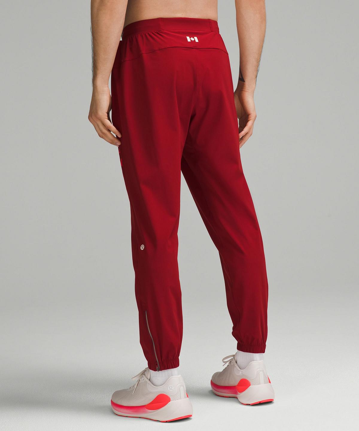 Dark Red Men Lululemon Team Canada Surge Joggers | AU_LuLu39004