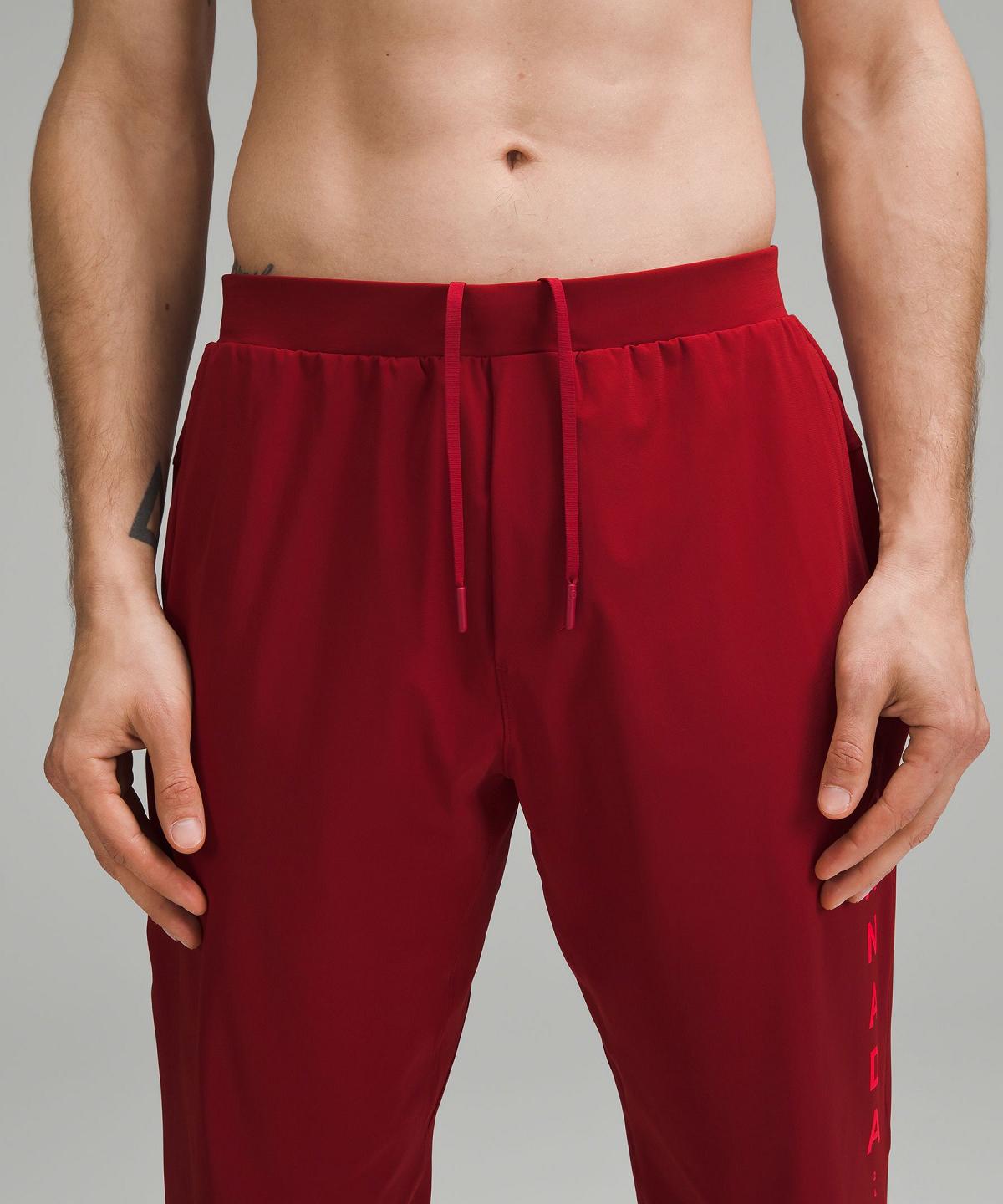 Dark Red Men Lululemon Team Canada Surge Pants | AU_LuLu77231