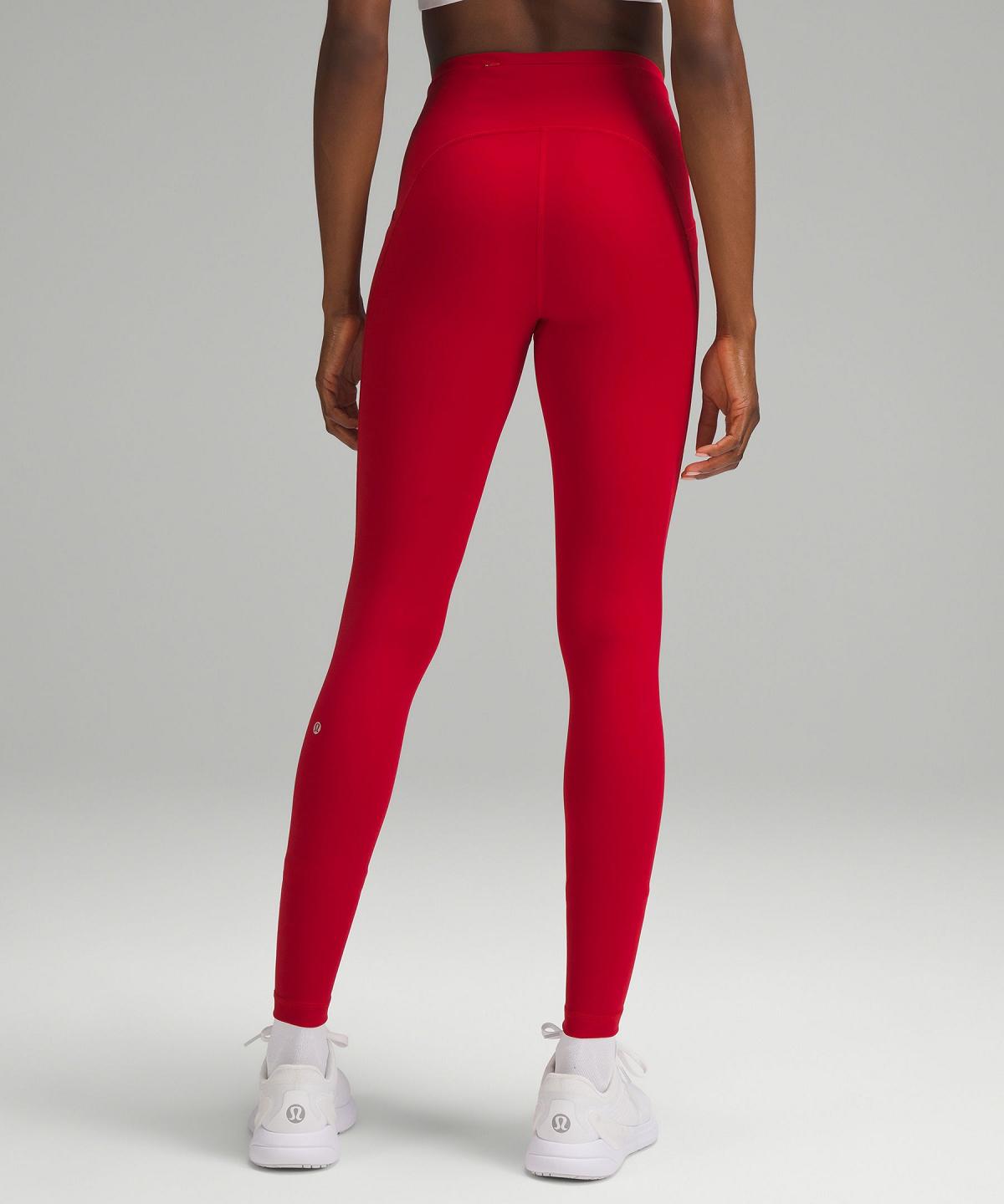 Dark Red Women Lululemon Swift Speed High-Rise Tight 28" Leggings | AU_LuLu46899