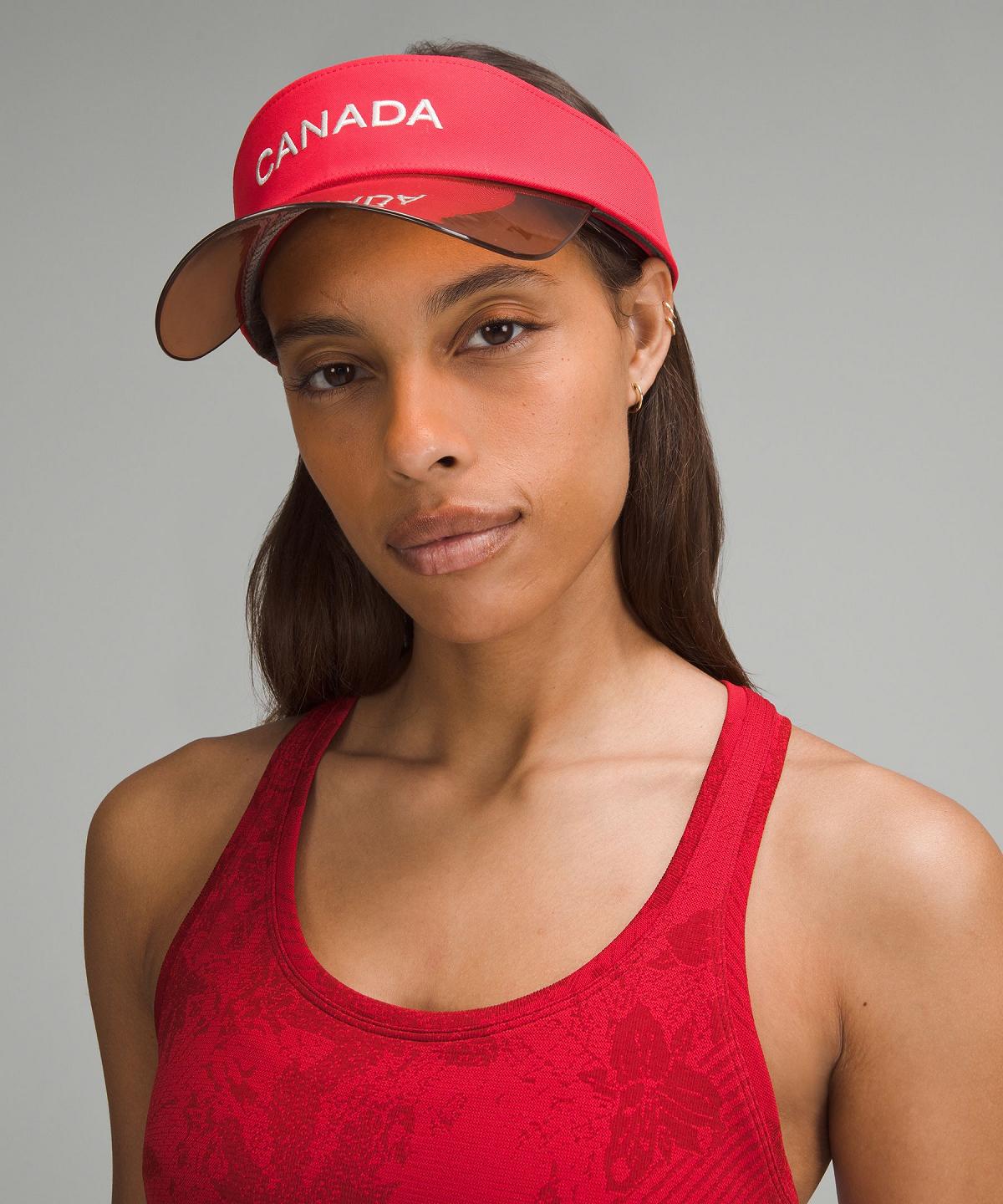 Dark Red Women Lululemon Team Canada Swiftly Tech Racerback 2.0 Waist Length Tank Top | AU_LuLu64462