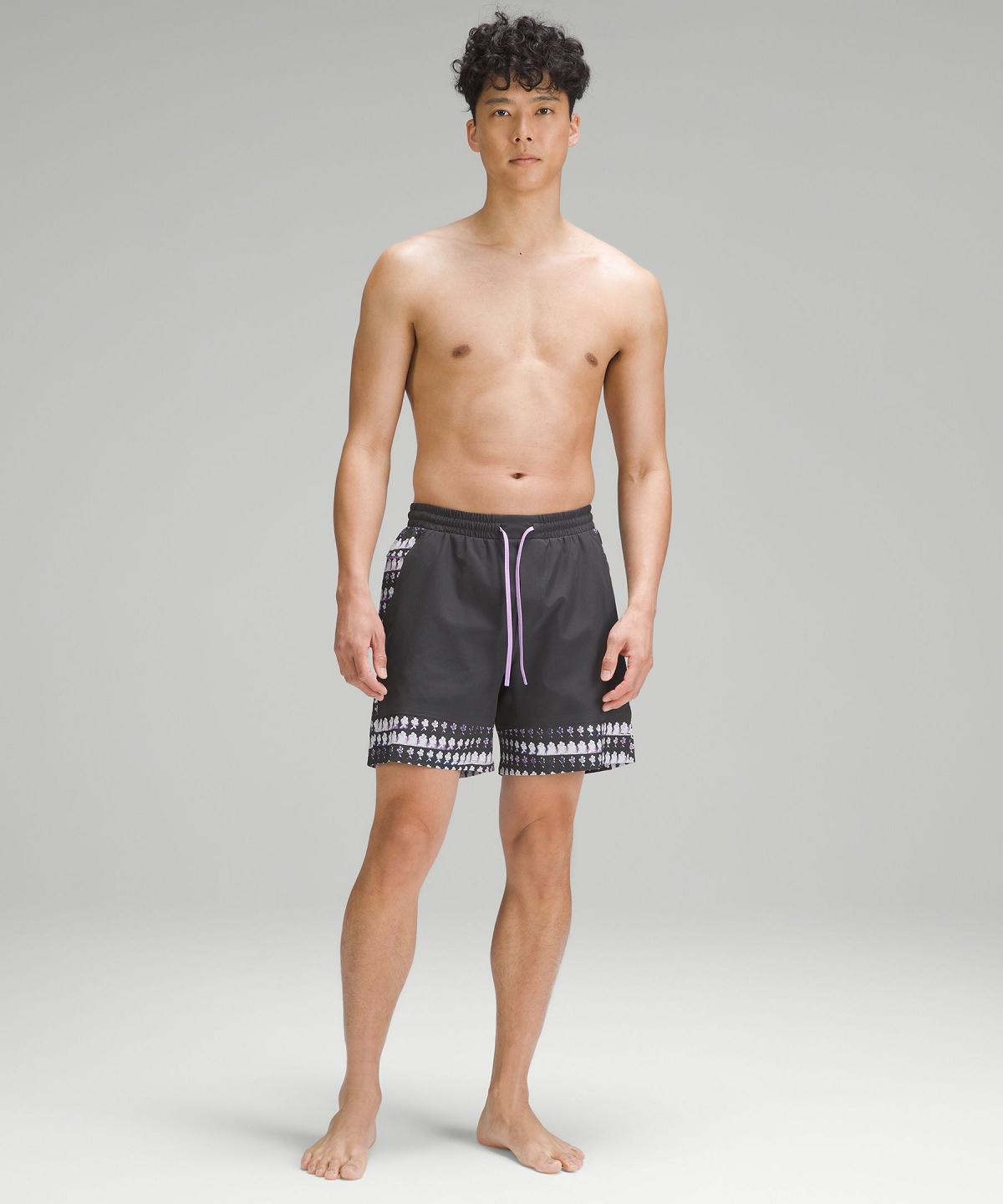 Deep Grey Men Lululemon Pool Short 7" Swim Trunks | AU_LuLu16783