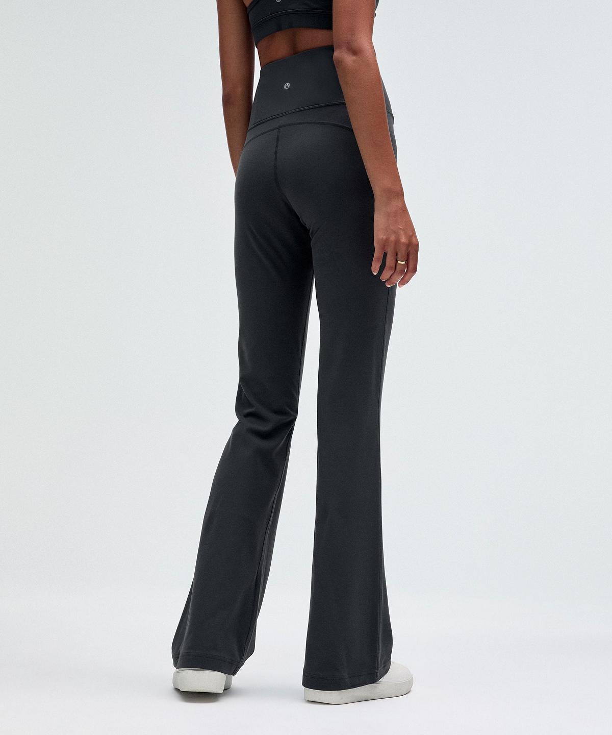 Deep Grey Women Lululemon Groove Nulu Super-High-Rise Flared Pant Leggings | AU_LuLu77280