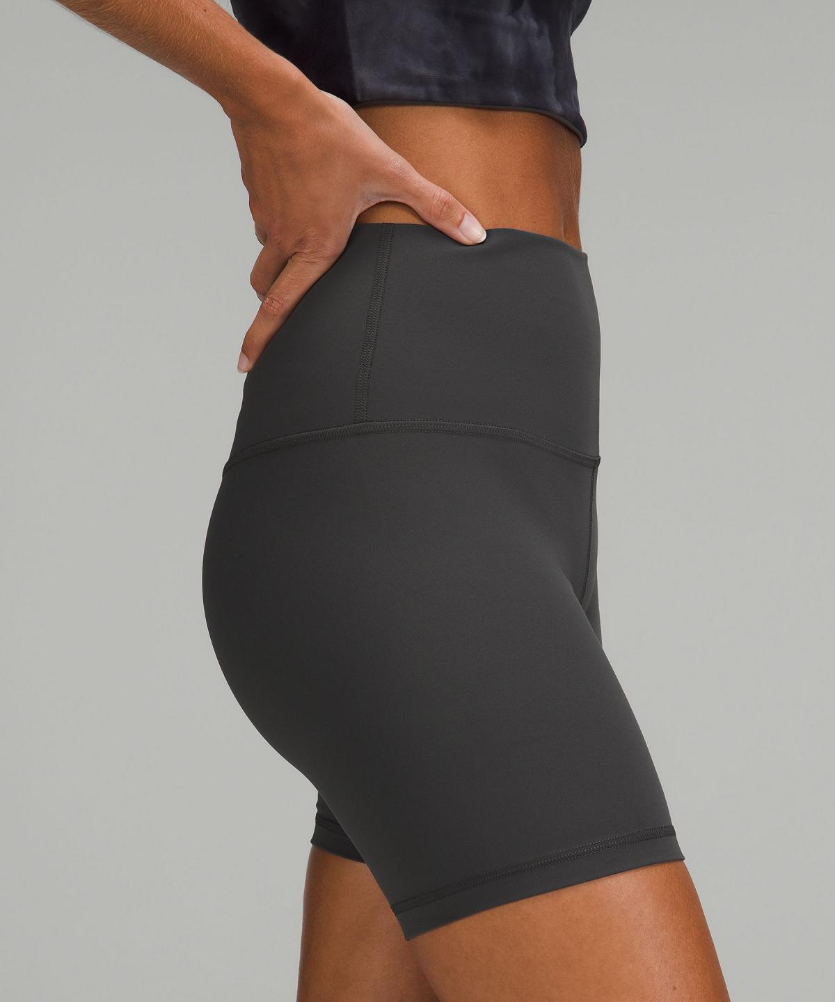 Deep Grey Women Lululemon lululemon Align™ High-Rise 6" Shorts | AU_LuLu44791