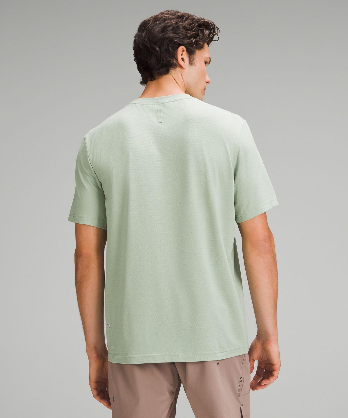 Green Men Lululemon License to Train Relaxed-Fit Short-Sleeve Shirts | AU_LuLu47914