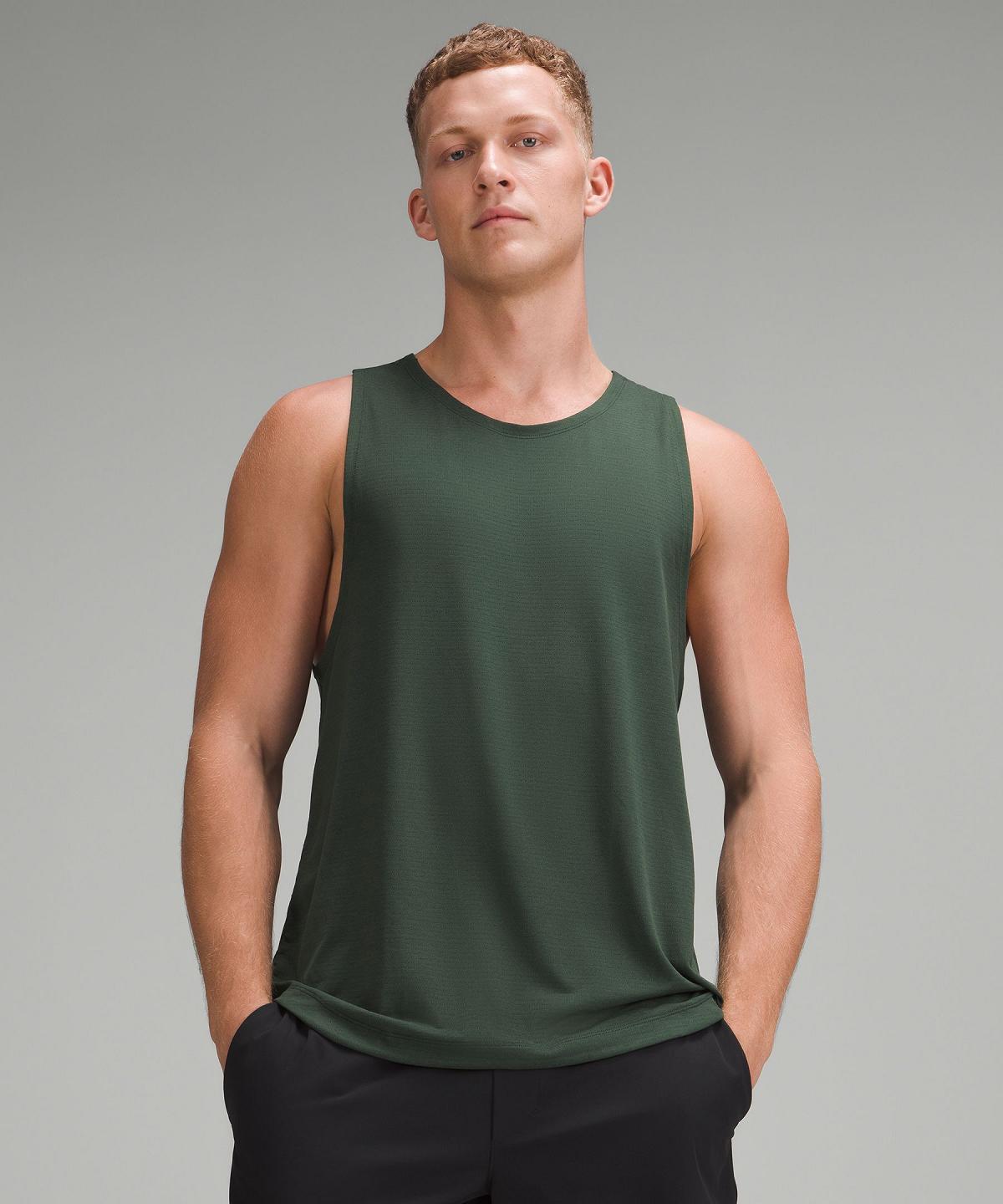 Green Men Lululemon License to Train Tank Top Shirts | AU_LuLu18199