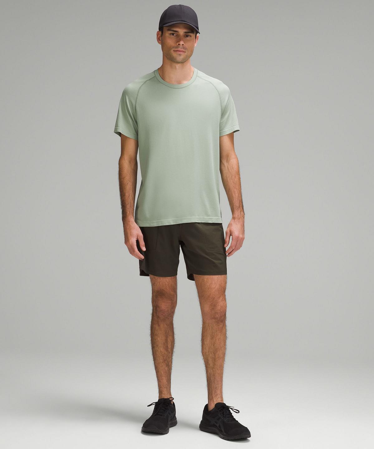 Green Men Lululemon Metal Vent Tech Short-Sleeve Shirts | AU_LuLu82271