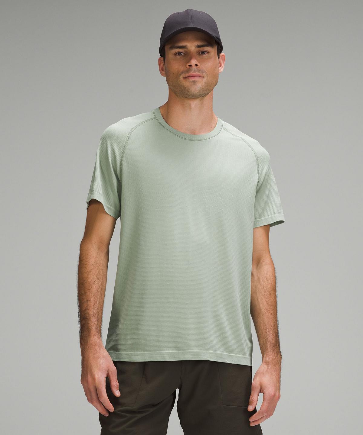 Green Men Lululemon Metal Vent Tech Short-Sleeve Shirts | AU_LuLu82271