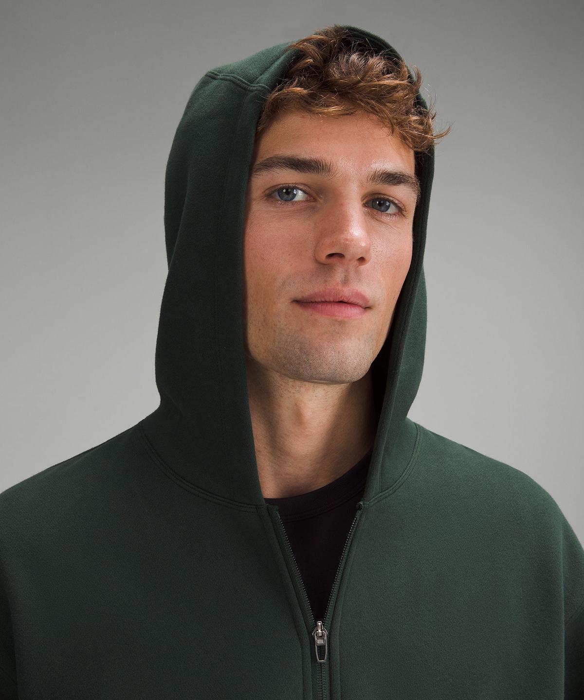 Green Men Lululemon Steady State Full-Zip Hoodies & Sweatshirts | AU_LuLu90727