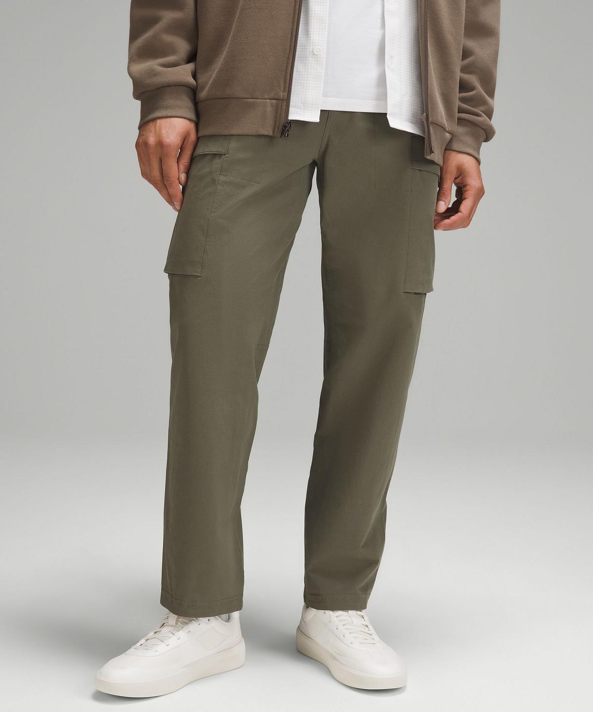 Green Men Lululemon Stretch Cotton VersaTwill Relaxed-Fit Cargo Pants | AU_LuLu87178