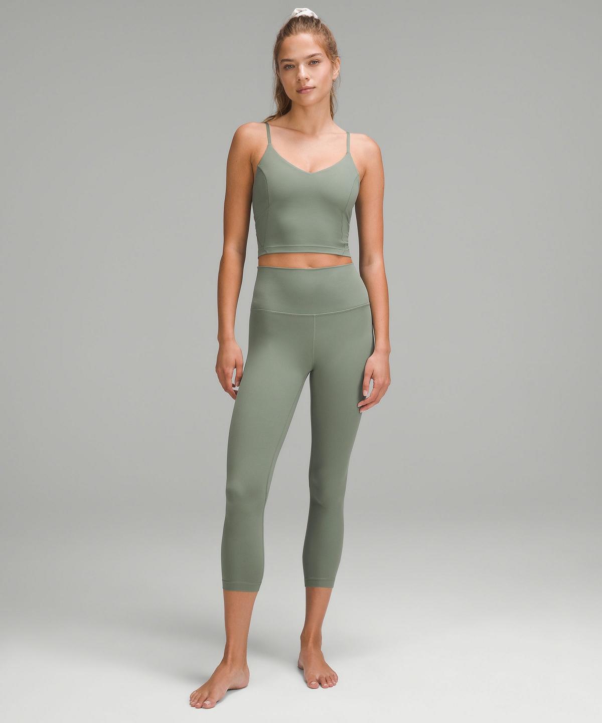 Green Women Lululemon Align™ Cropped Cami Shirts | AU_LuLu36936