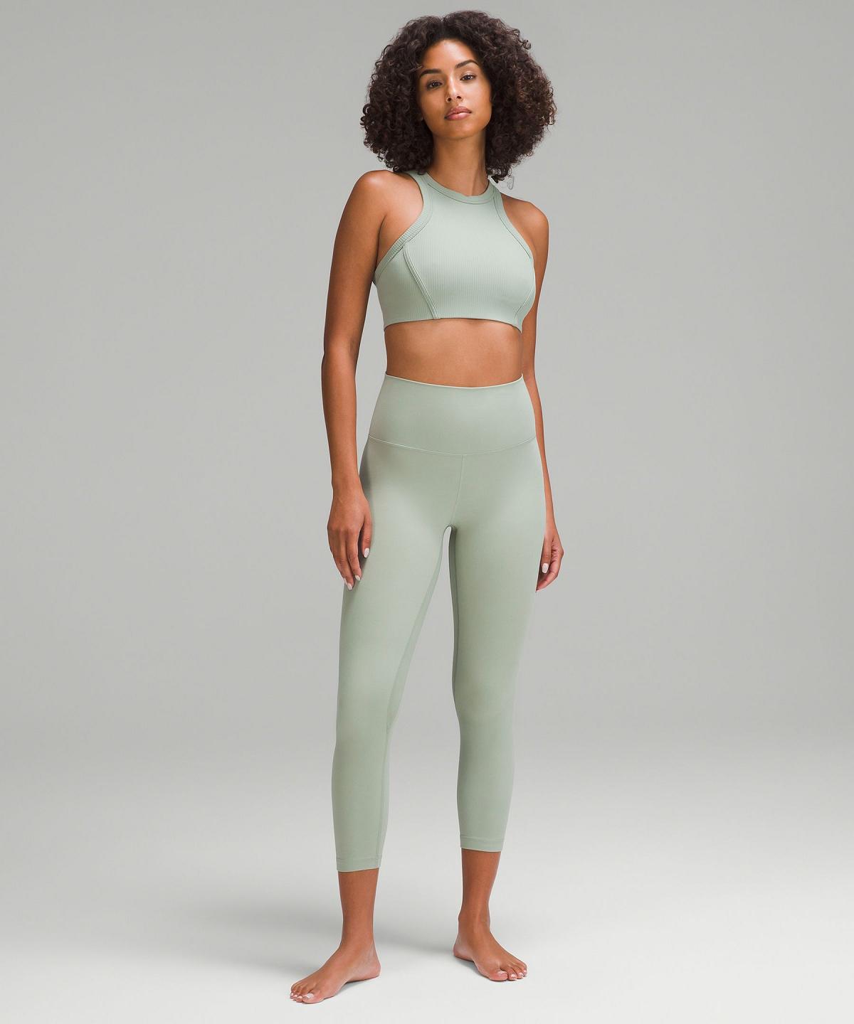 Green Women Lululemon Align™ High-Rise Crop 23" Leggings | AU_LuLu85129