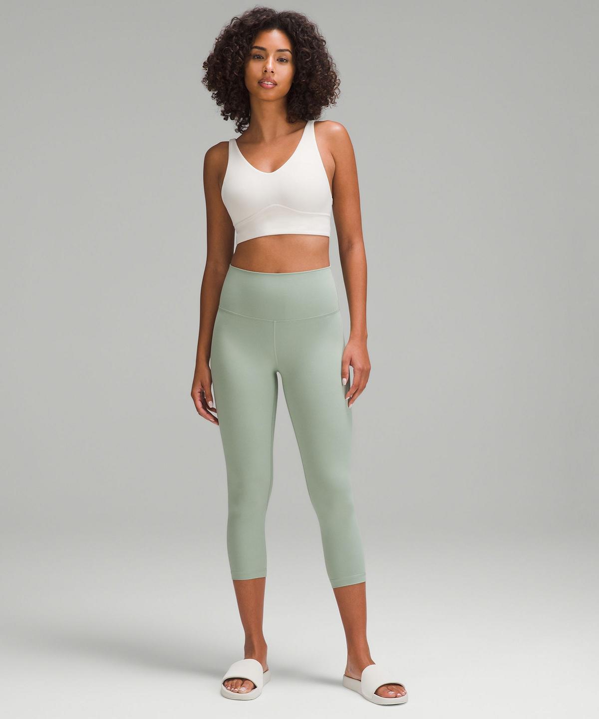 Green Women Lululemon Align™ High-Rise Crop 21" Pants | AU_LuLu59506