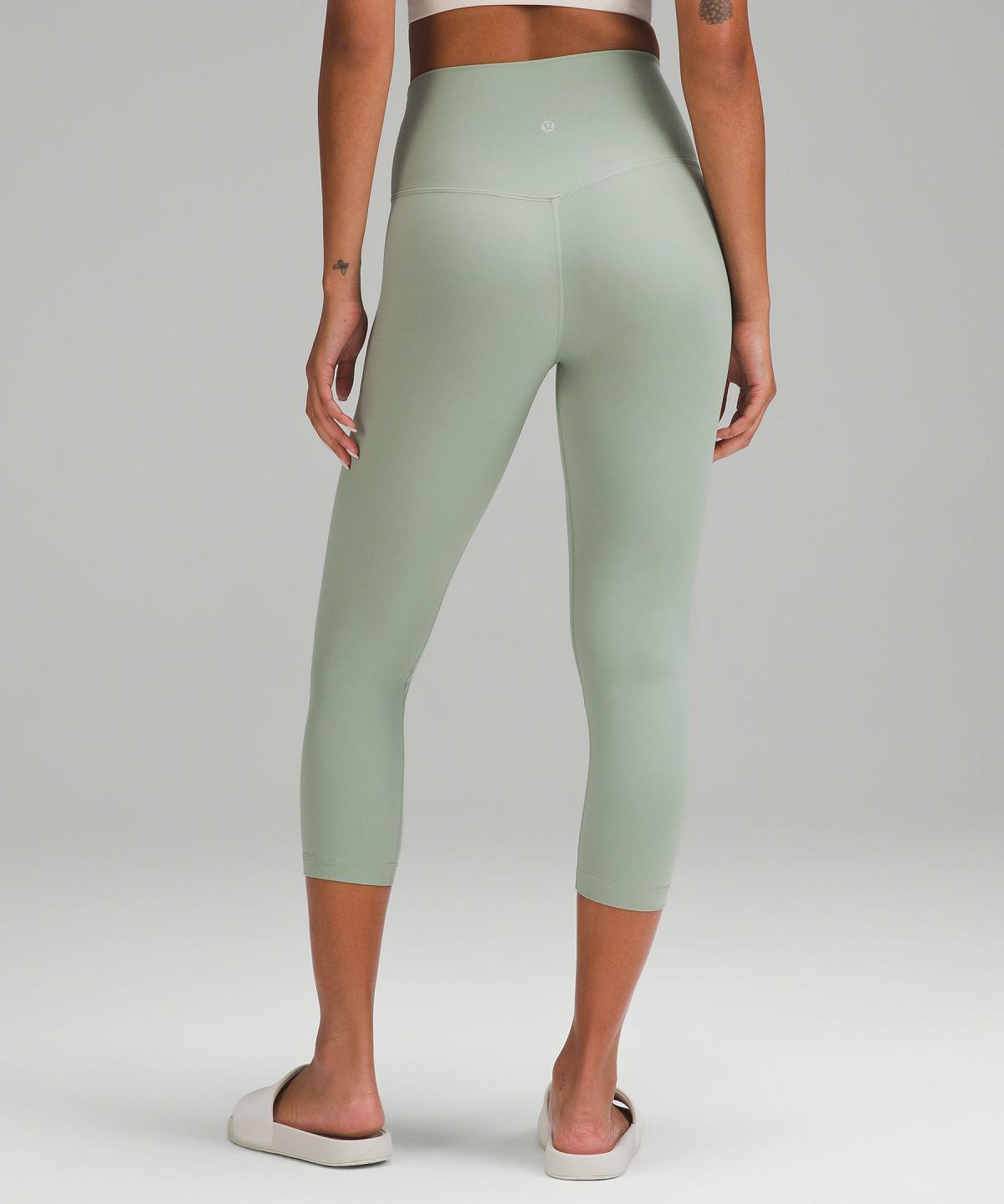 Green Women Lululemon Align™ High-Rise Crop 21" Pants | AU_LuLu59506