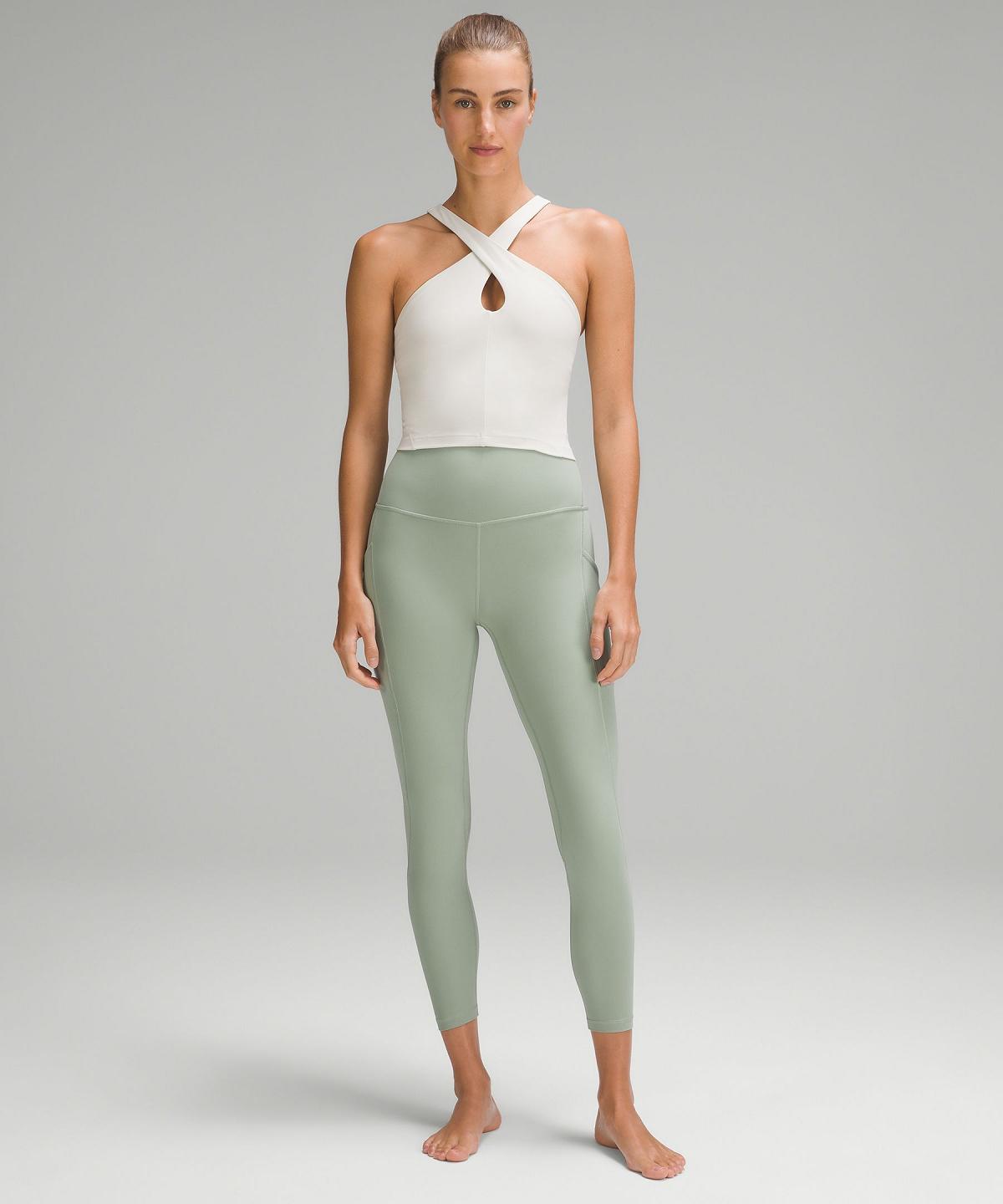 Green Women Lululemon Align™ High-Risewith Pockets 25" Pants | AU_LuLu34340