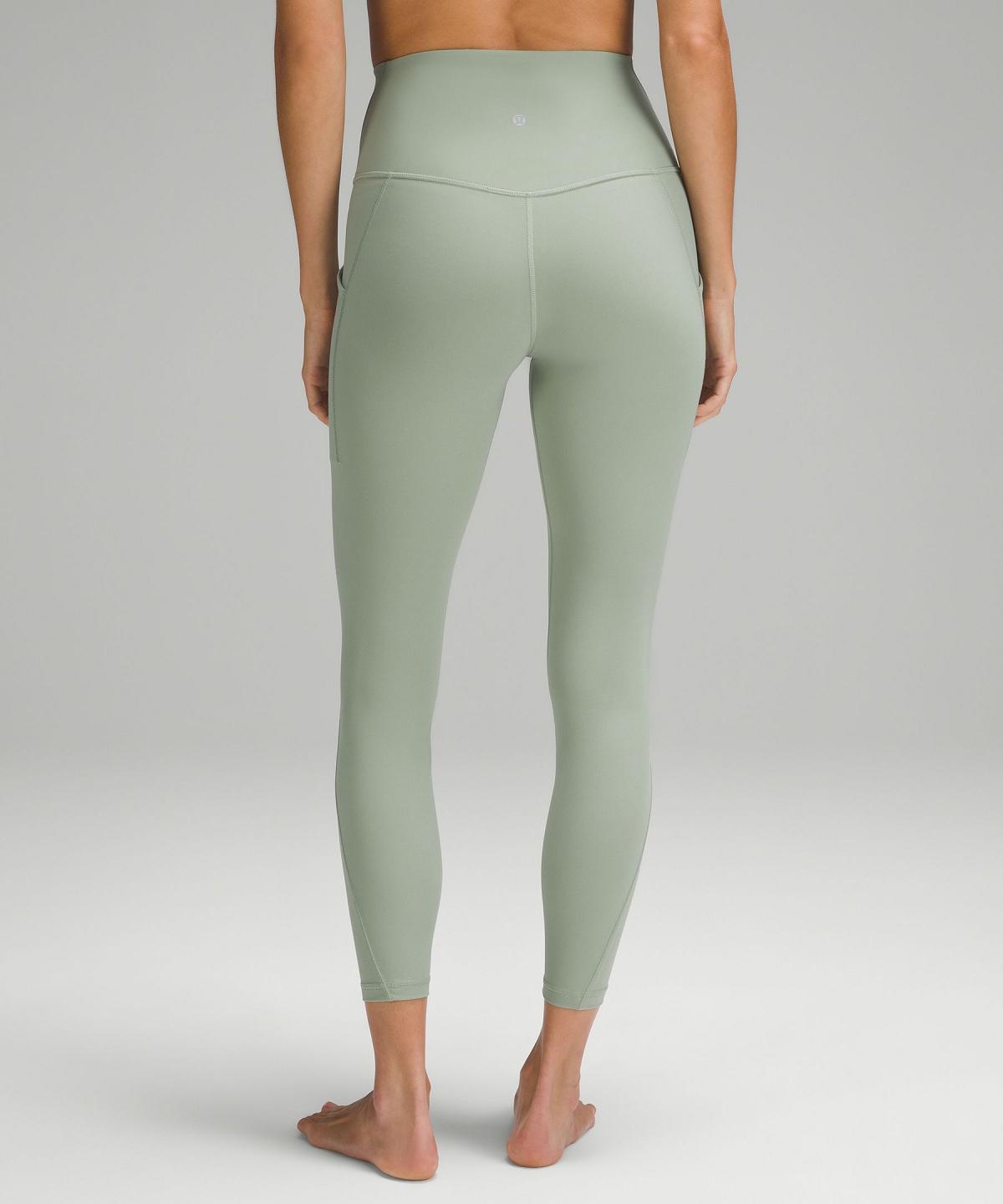 Green Women Lululemon Align™ High-Risewith Pockets 25" Pants | AU_LuLu34340