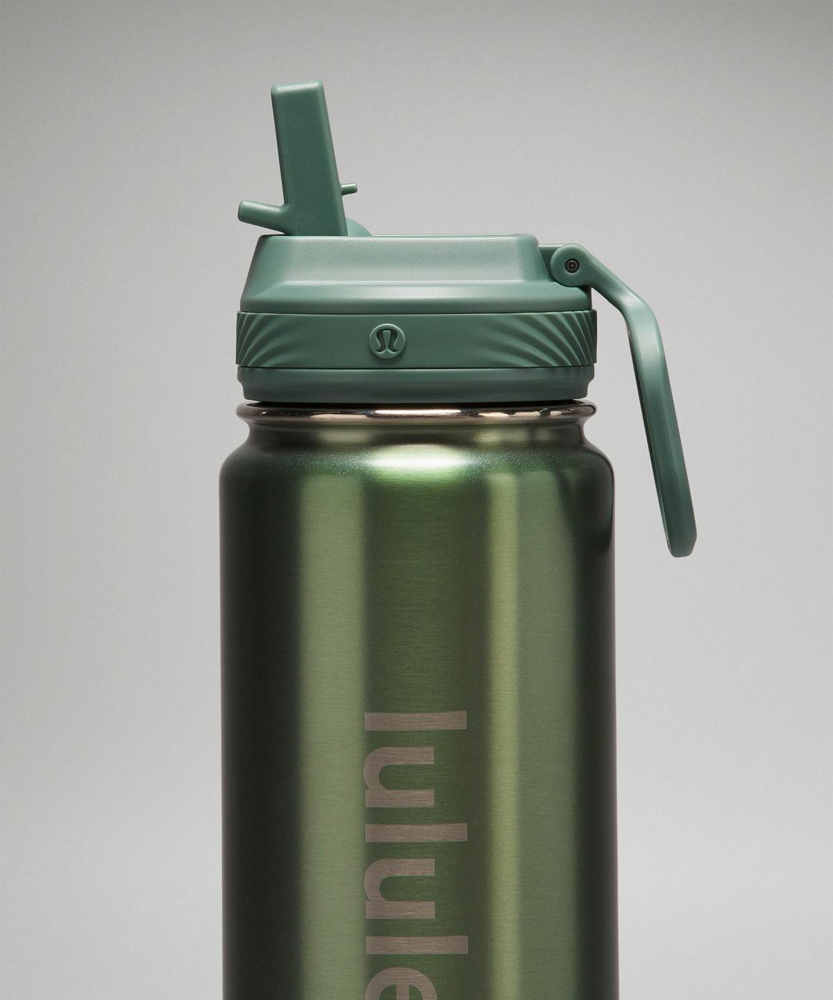 Green Women Lululemon Back to Life Sport Bottle 24oz Water Bottles | AU_LuLu87027