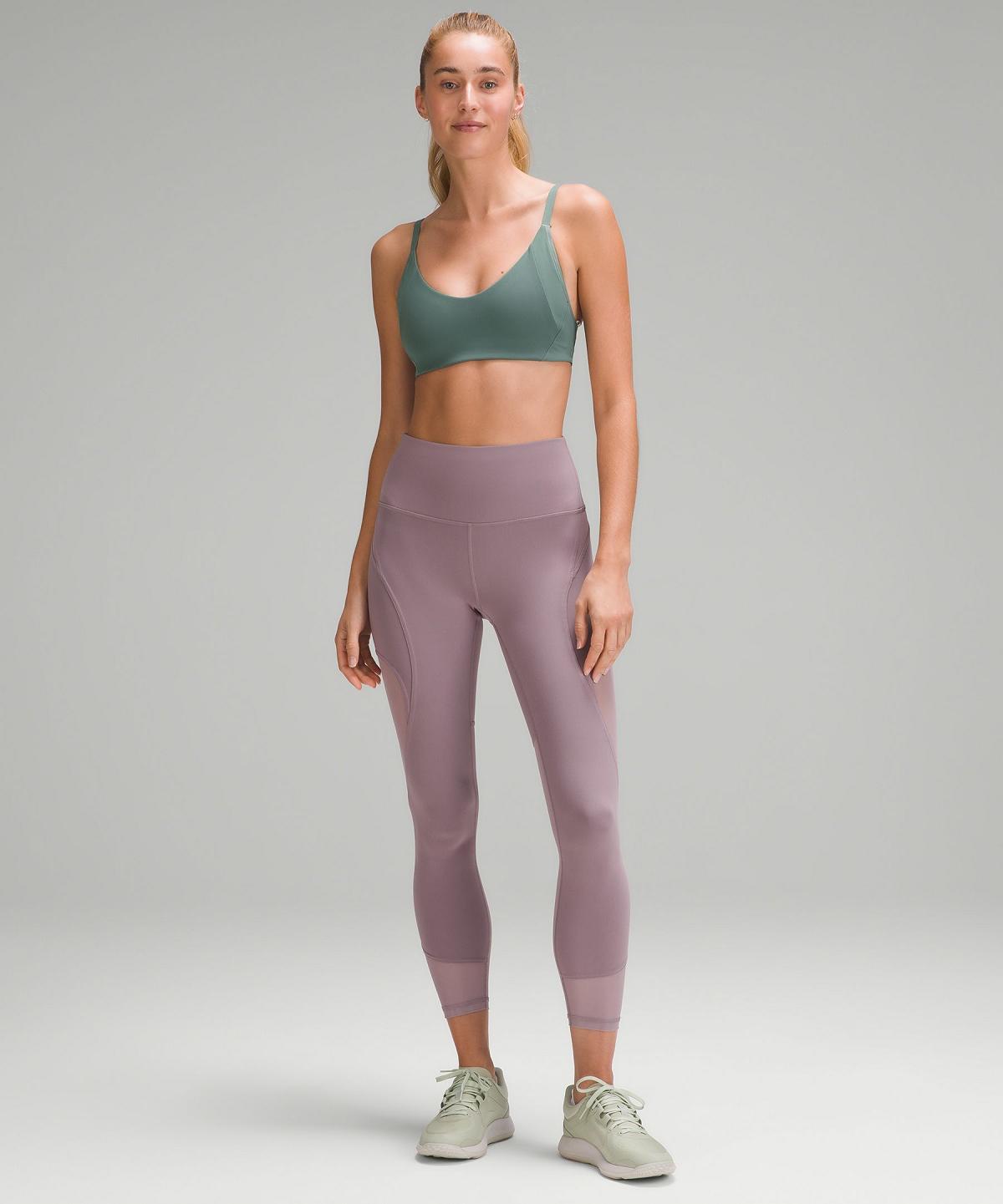 Green Women Lululemon Everlux with Mesh Train Sports Bra | AU_LuLu32674