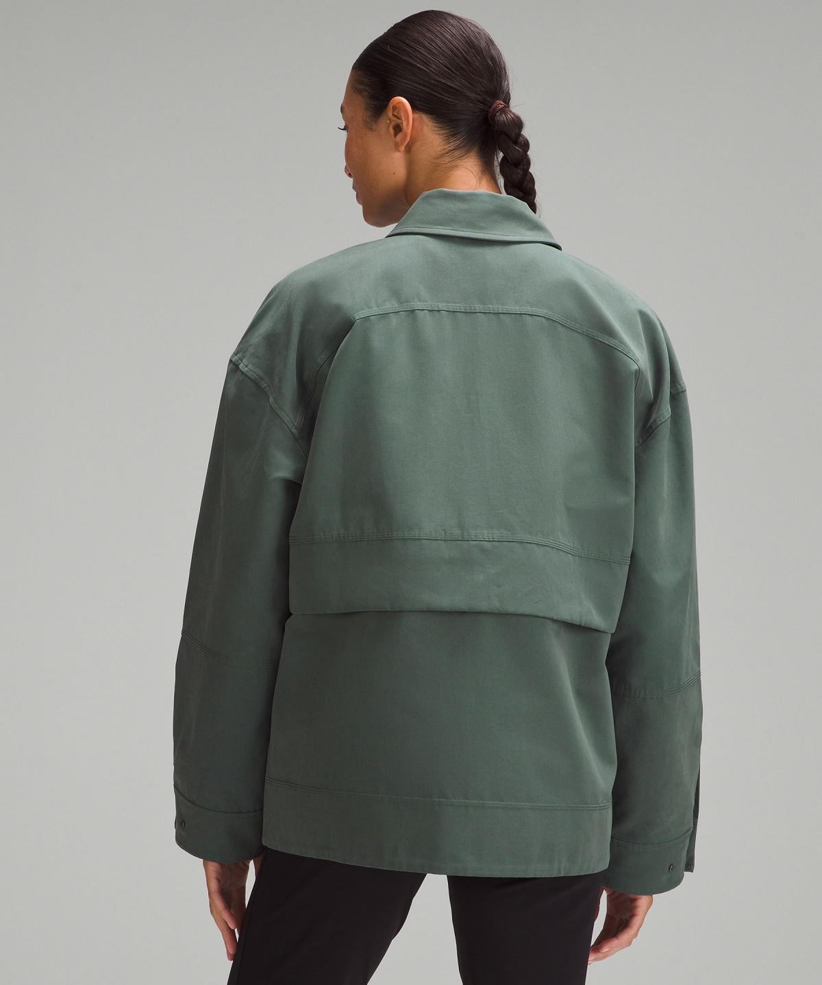 Green Women Lululemon Glyde 2-in-1 Adaptable Coats & Jackets | AU_LuLu42543