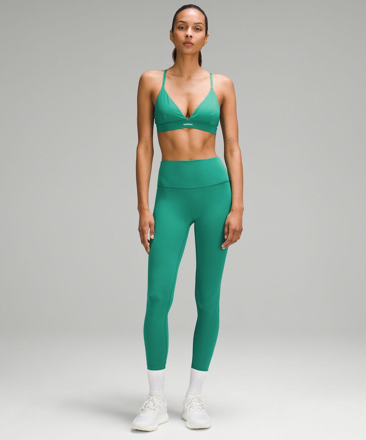 Green Women Lululemon License to Train Triangle Sports Bra | AU_LuLu40221