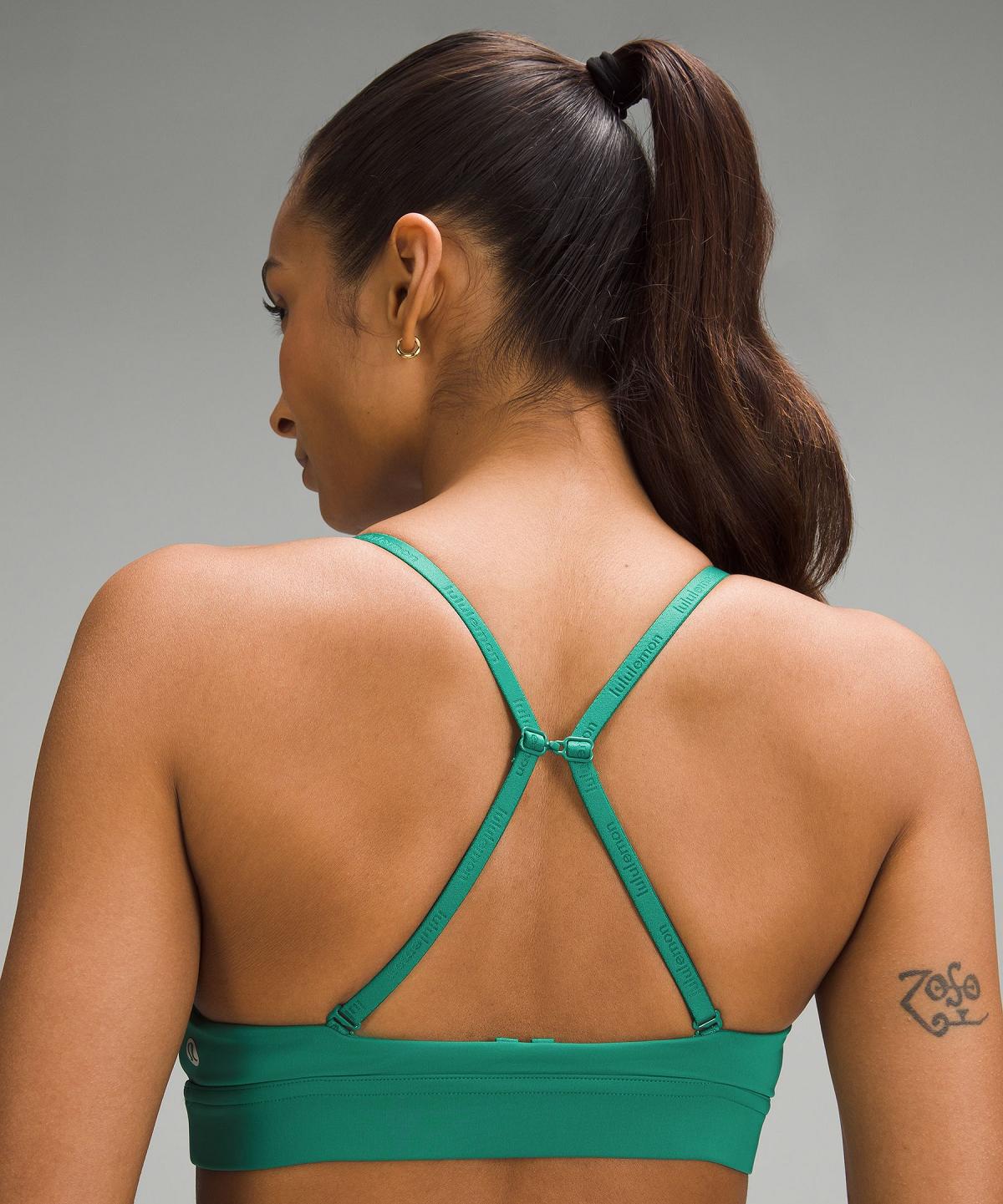 Green Women Lululemon License to Train Triangle Sports Bra | AU_LuLu40221