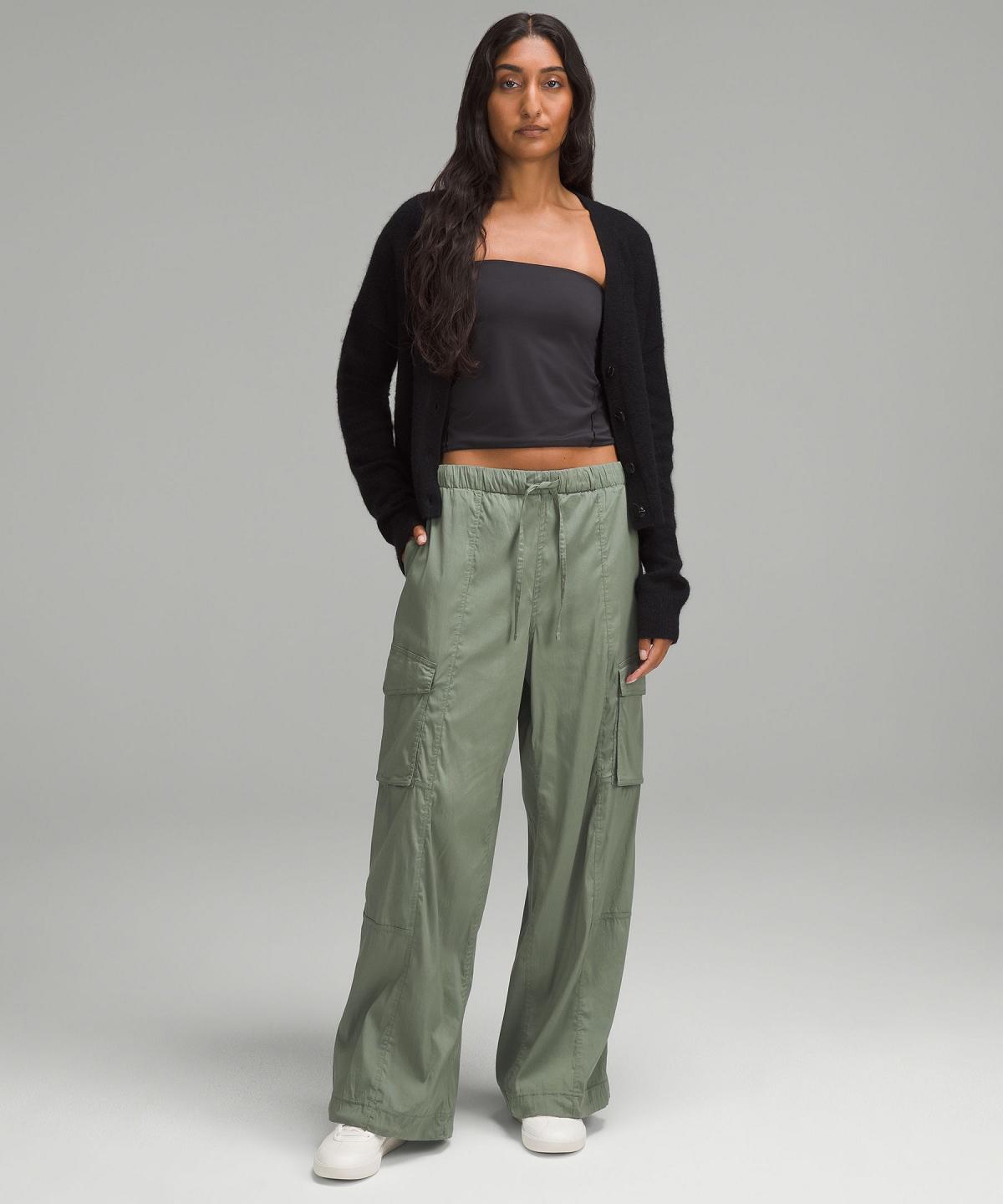 Green Women Lululemon Lightweight Adjustable Mid-Rise Cargo Pants | AU_LuLu84376