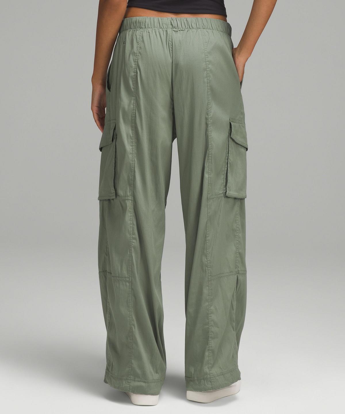 Green Women Lululemon Lightweight Adjustable Mid-Rise Cargo Pants | AU_LuLu84376