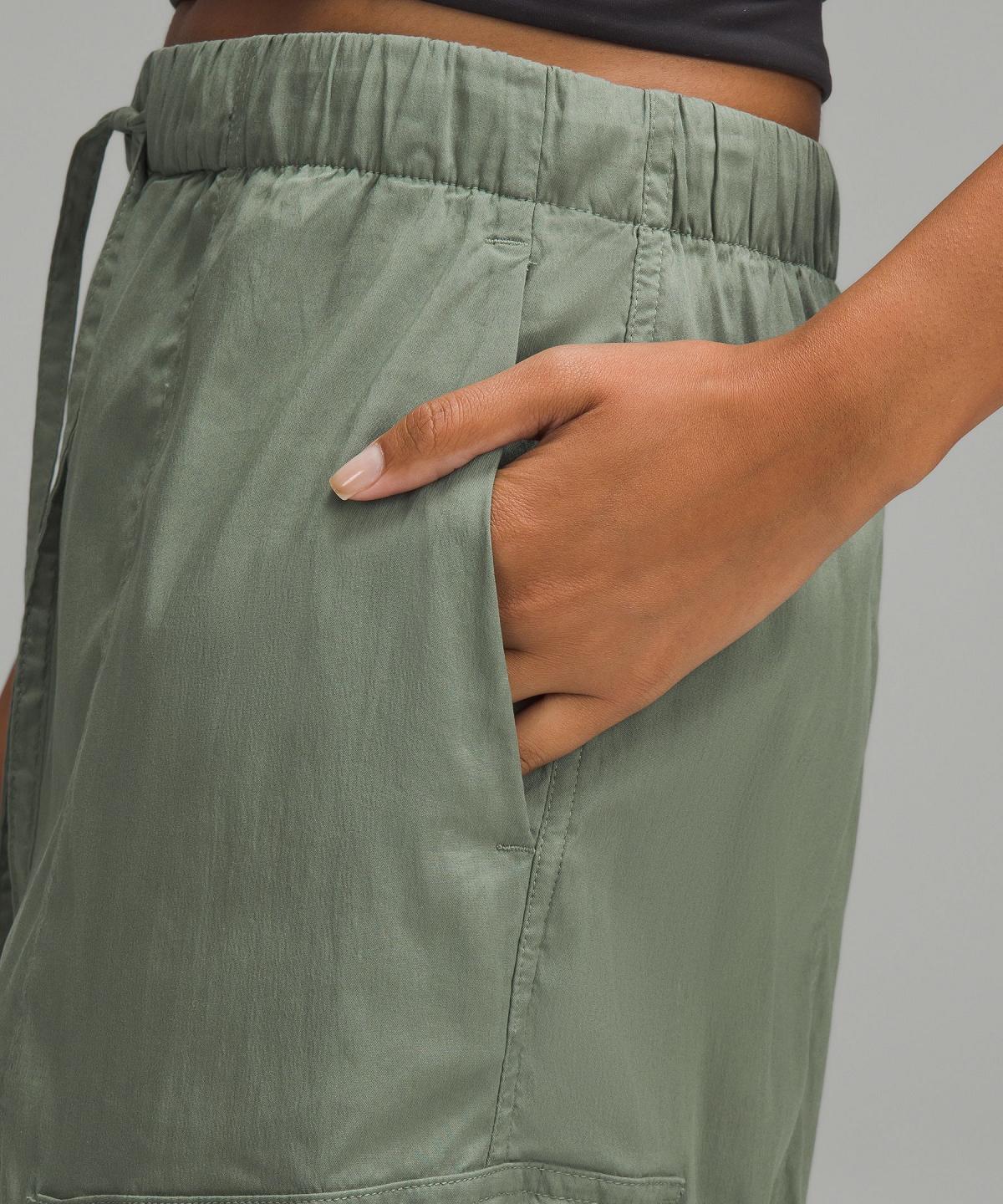 Green Women Lululemon Lightweight Adjustable Mid-Rise Cargo Pants | AU_LuLu84376