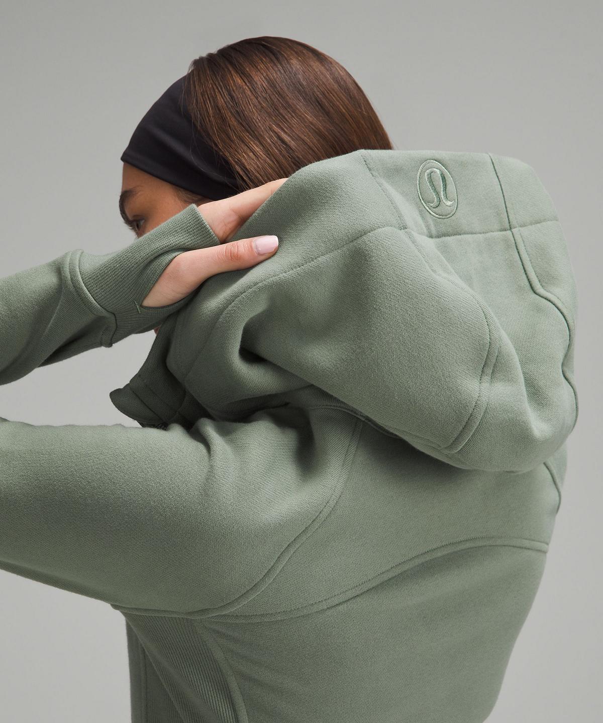 Green Women Lululemon Scuba Full-Zip Hoodies & Sweatshirts | AU_LuLu43213