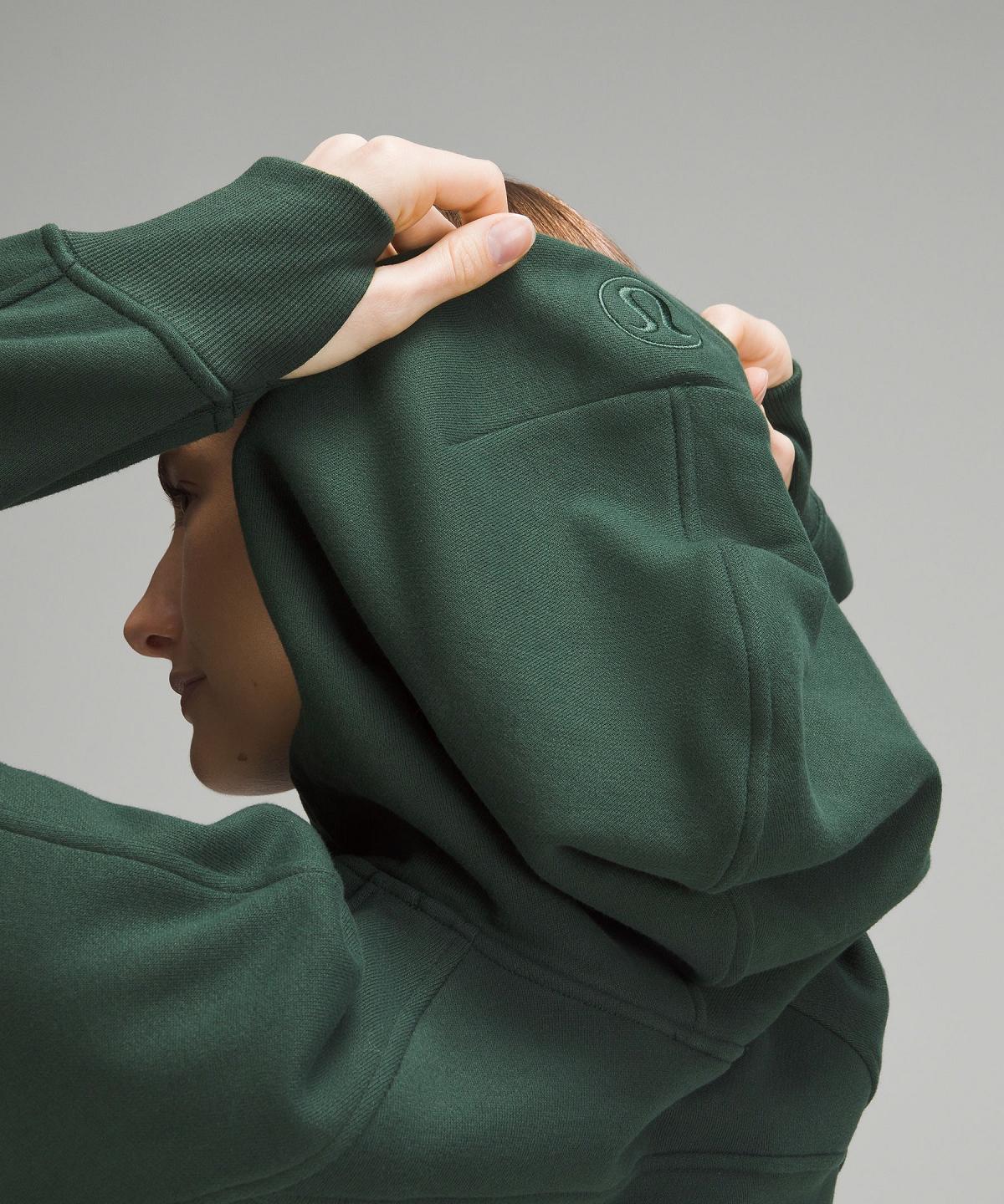 Green Women Lululemon Scuba Oversized Hoodies & Sweatshirts | AU_LuLu69482