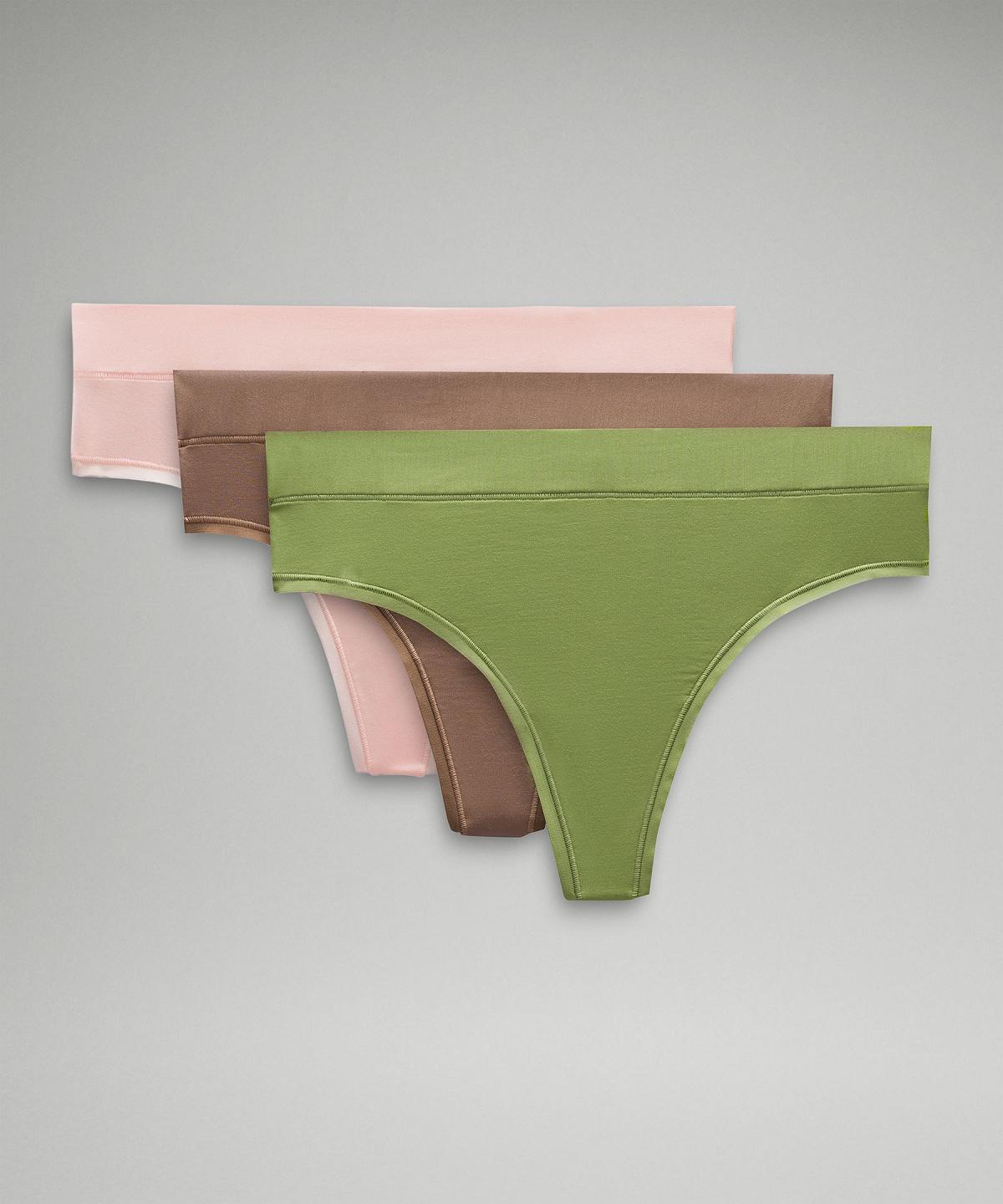 Green Women Lululemon UnderEase High-Rise Thong Underwear | AU_LuLu39674