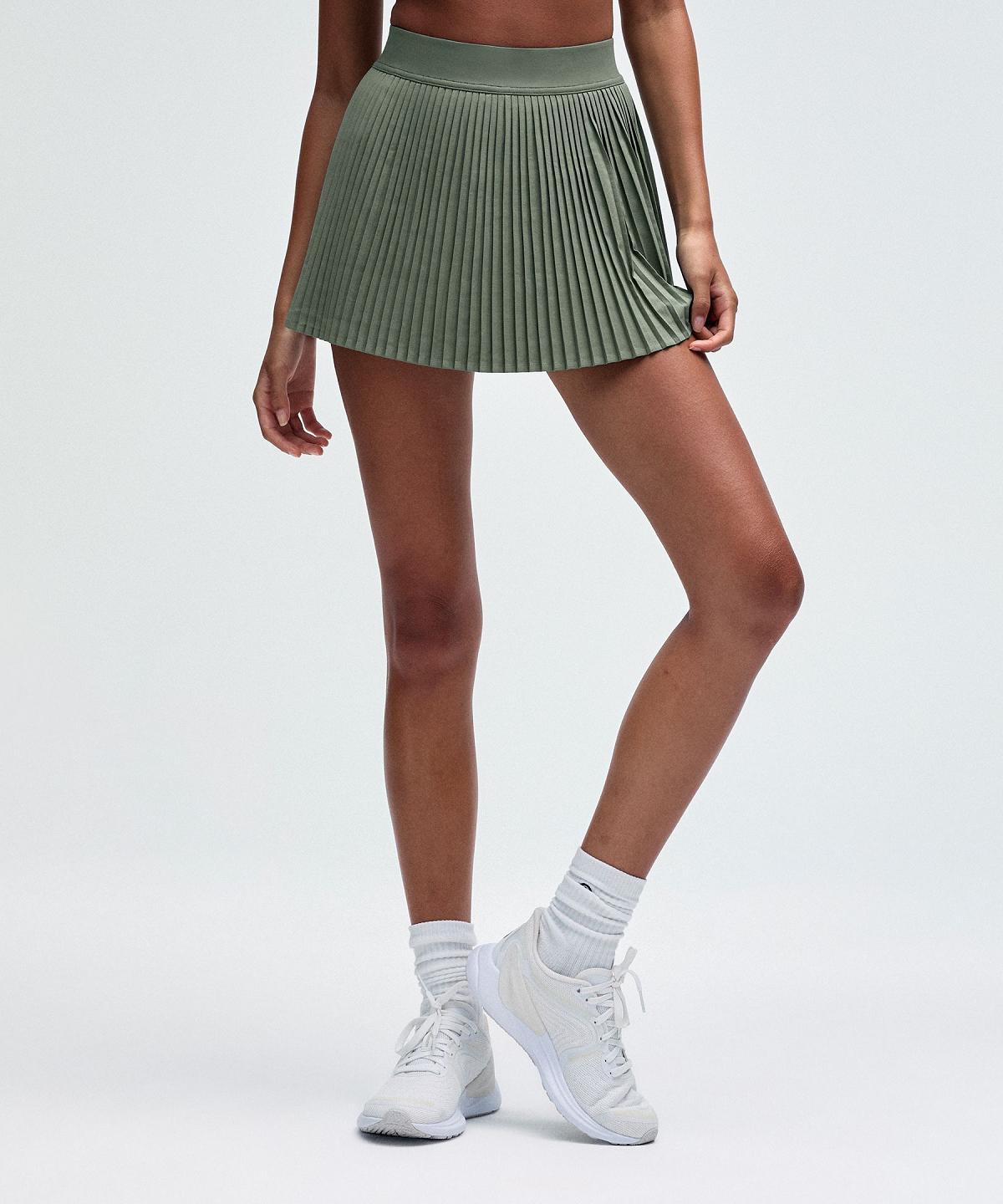 Green Women Lululemon Varsity High-Rise Pleated Tennis Skirts | AU_LuLu90519