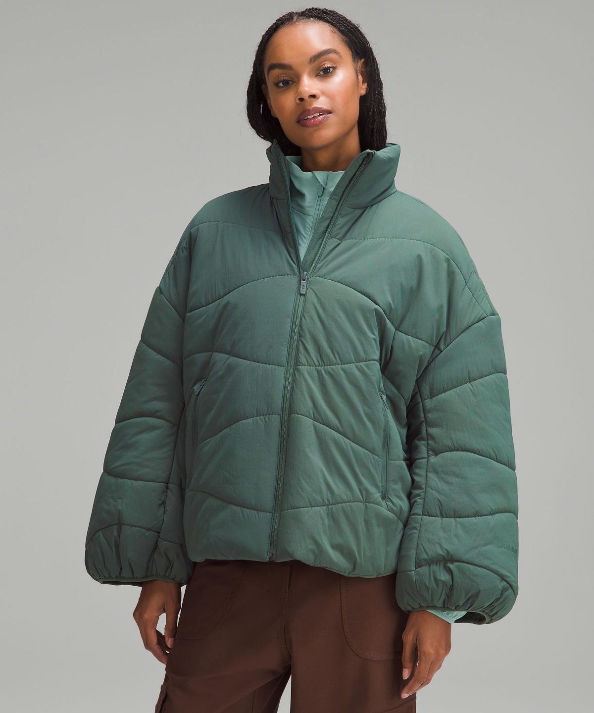 Green Women Lululemon Wave-Quilt Insulated Coats & Jackets | AU_LuLu88697