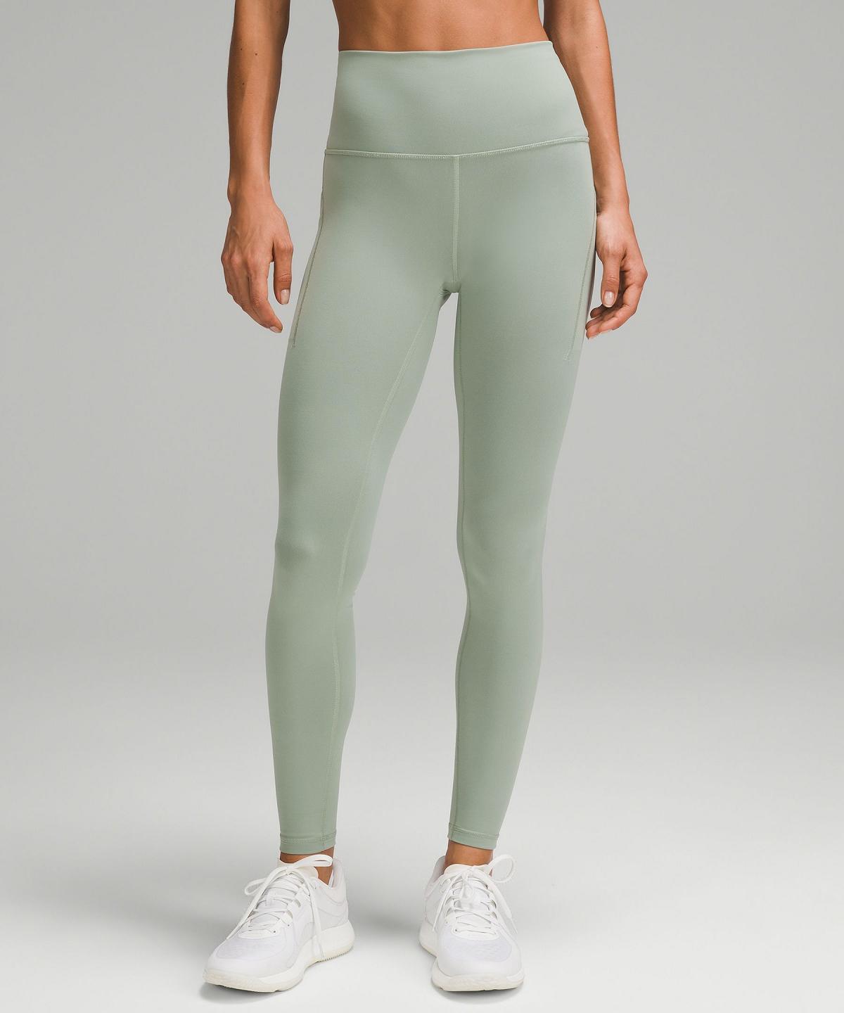 Green Women Lululemon Wunder Train High-Rise Tight with Pockets 28" Leggings | AU_LuLu92118