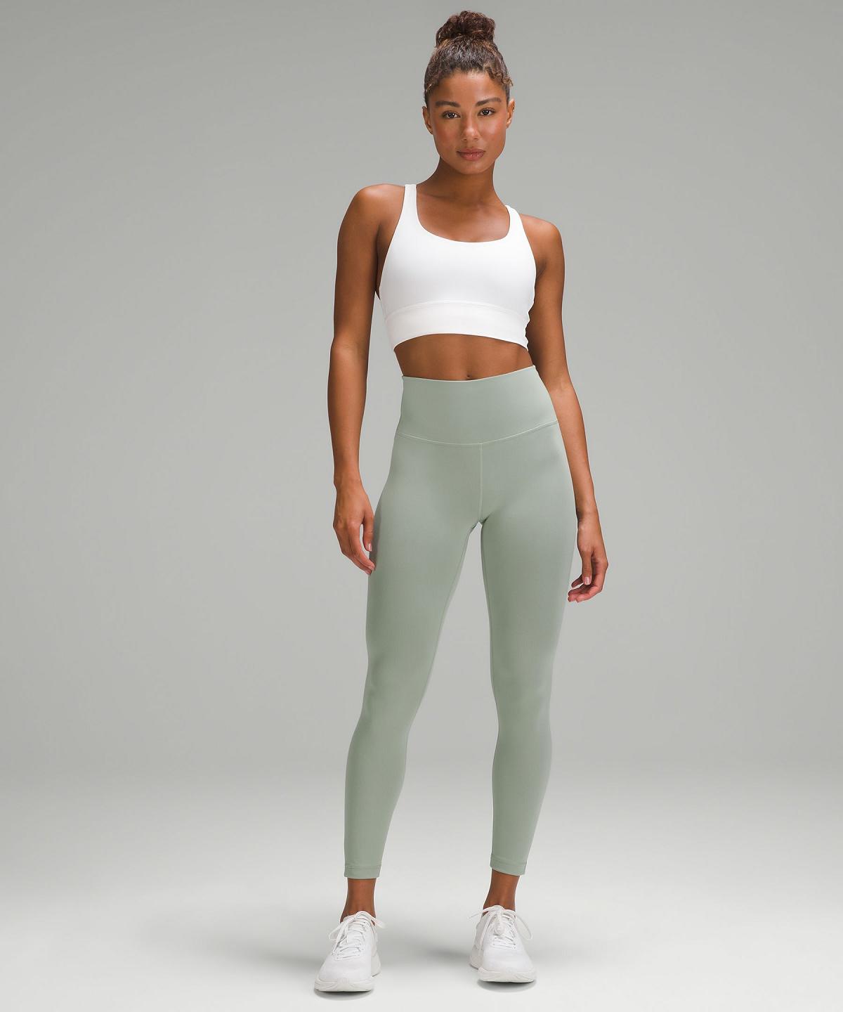 Green Women Lululemon Wunder Train High-Rise Tight 25" Leggings | AU_LuLu74575