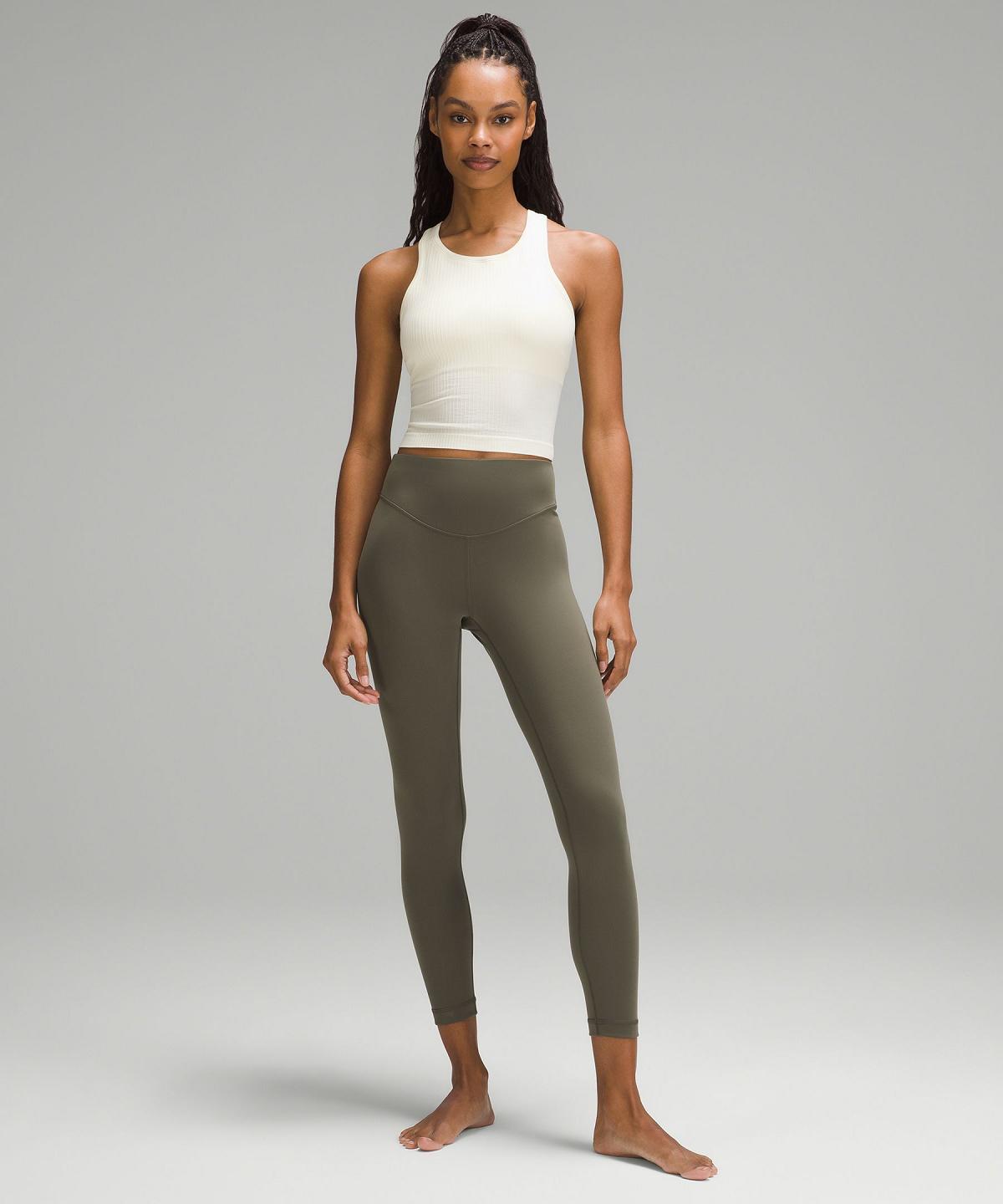 Green Women Lululemon Wunder Under SmoothCover High-Rise Tight 25" Leggings | AU_LuLu47236