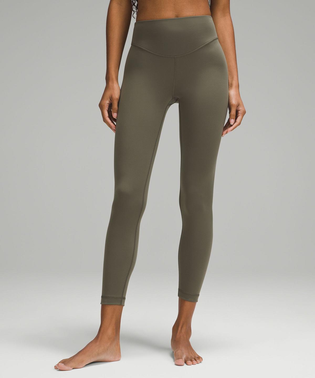 Green Women Lululemon Wunder Under SmoothCover High-Rise Tight 25" Pants | AU_LuLu79557