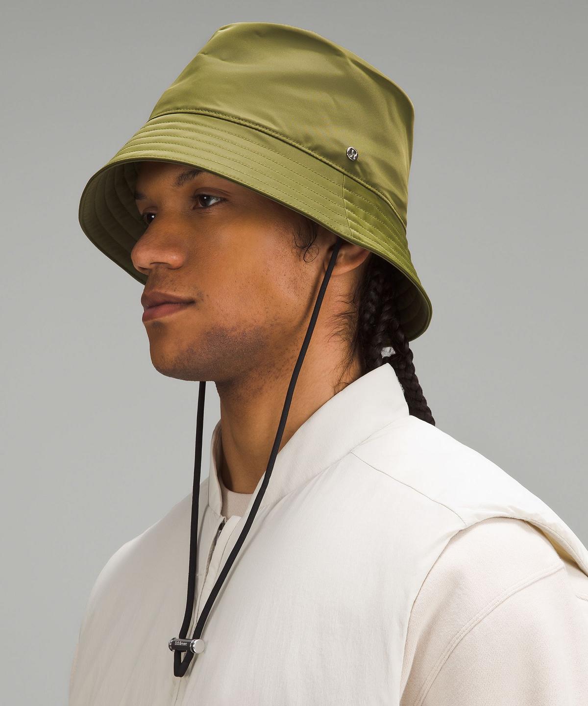 Green / Black Men Lululemon Nylon Bucket Hats | AU_LuLu88285