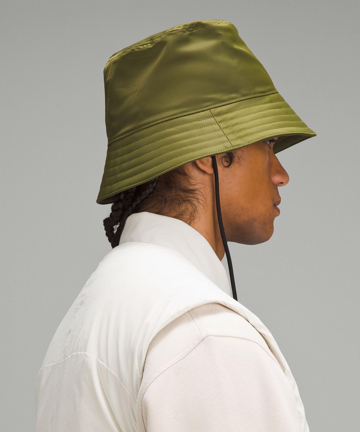 Green / Black Men Lululemon Nylon Bucket Hats | AU_LuLu88285